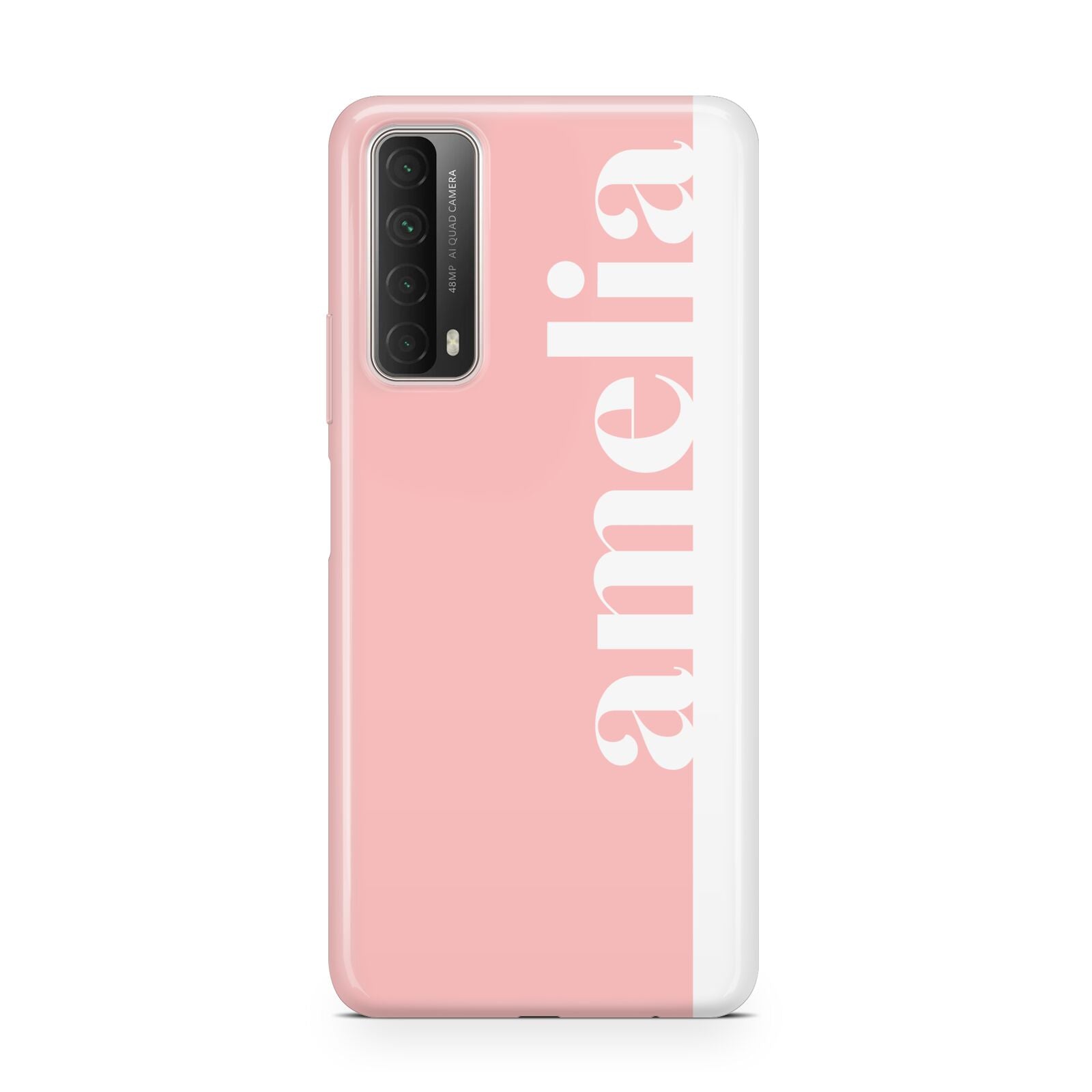 Pastel Pink Personalised Name Huawei P Smart 2021