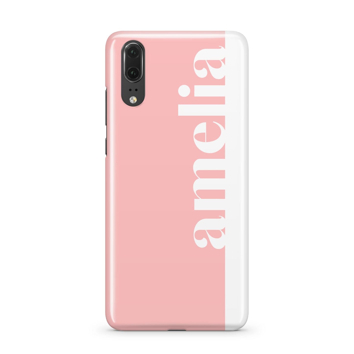 Pastel Pink Personalised Name Huawei P20 Phone Case