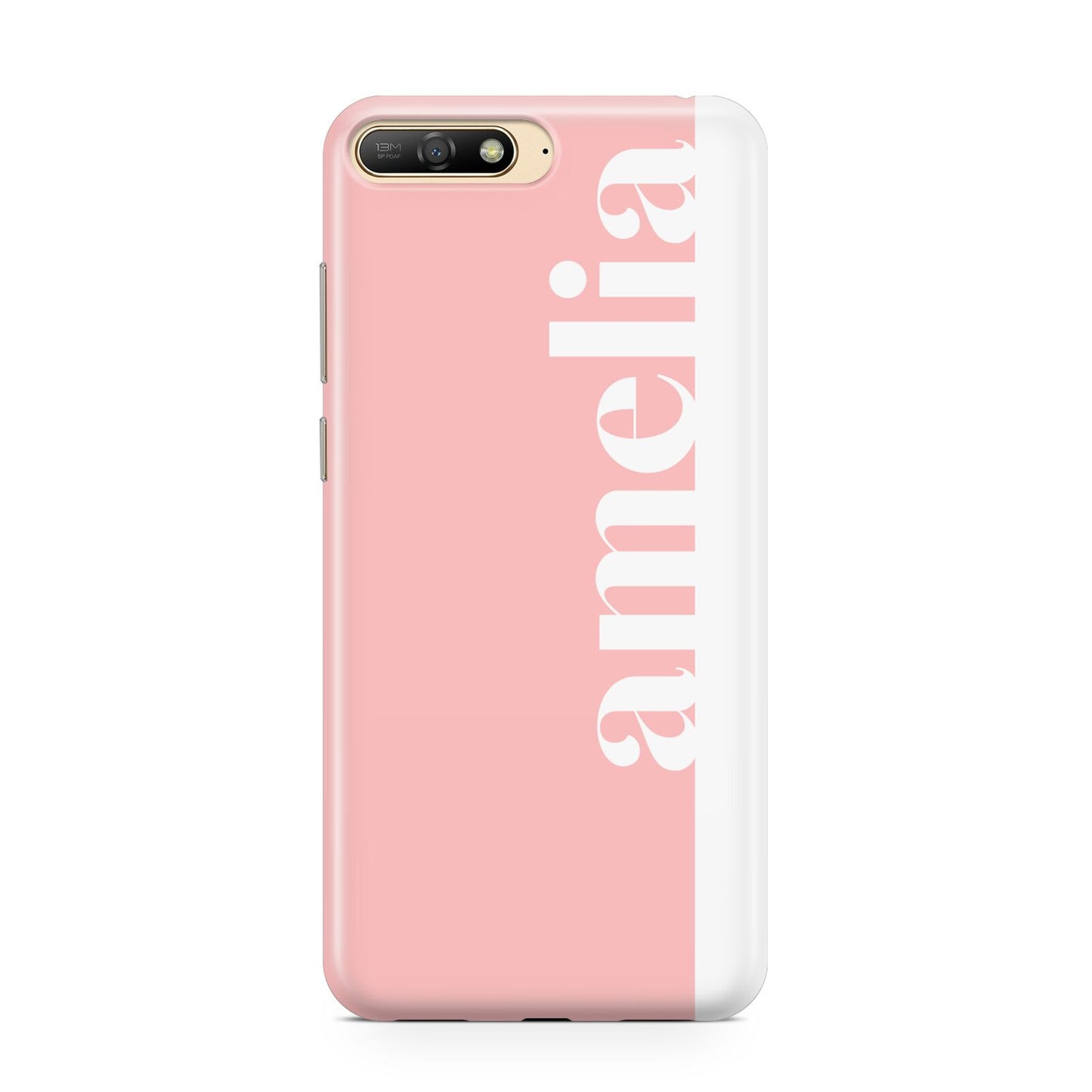 Pastel Pink Personalised Name Huawei Y6 2018