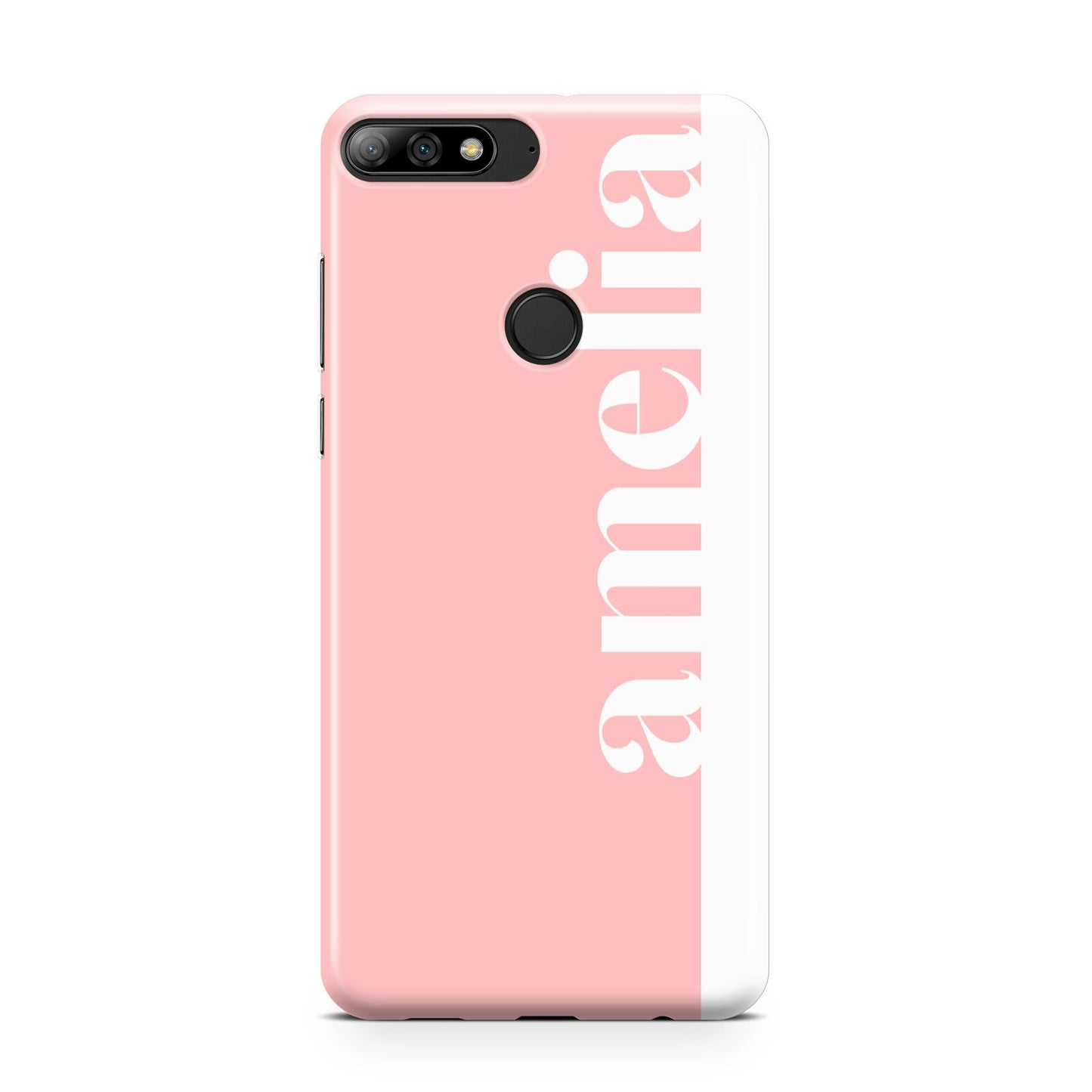 Pastel Pink Personalised Name Huawei Y7 2018