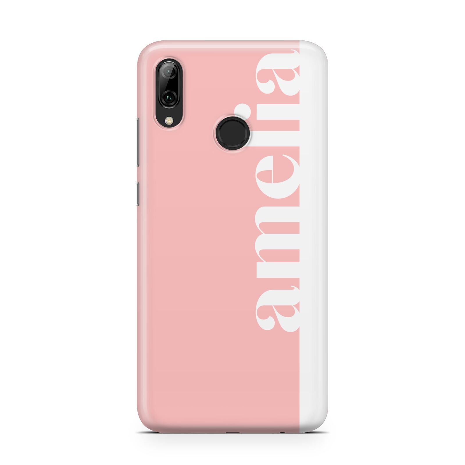 Pastel Pink Personalised Name Huawei Y7 2019