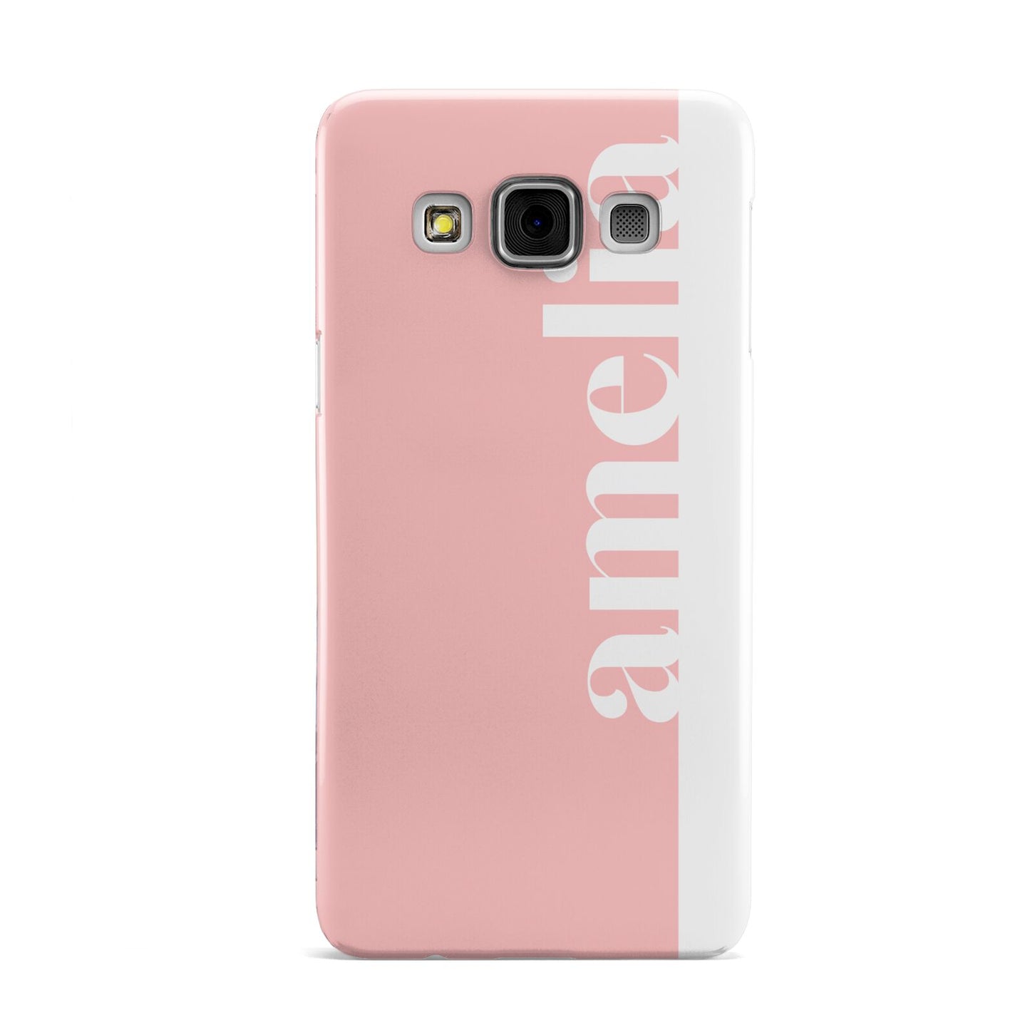 Pastel Pink Personalised Name Samsung Galaxy A3 Case