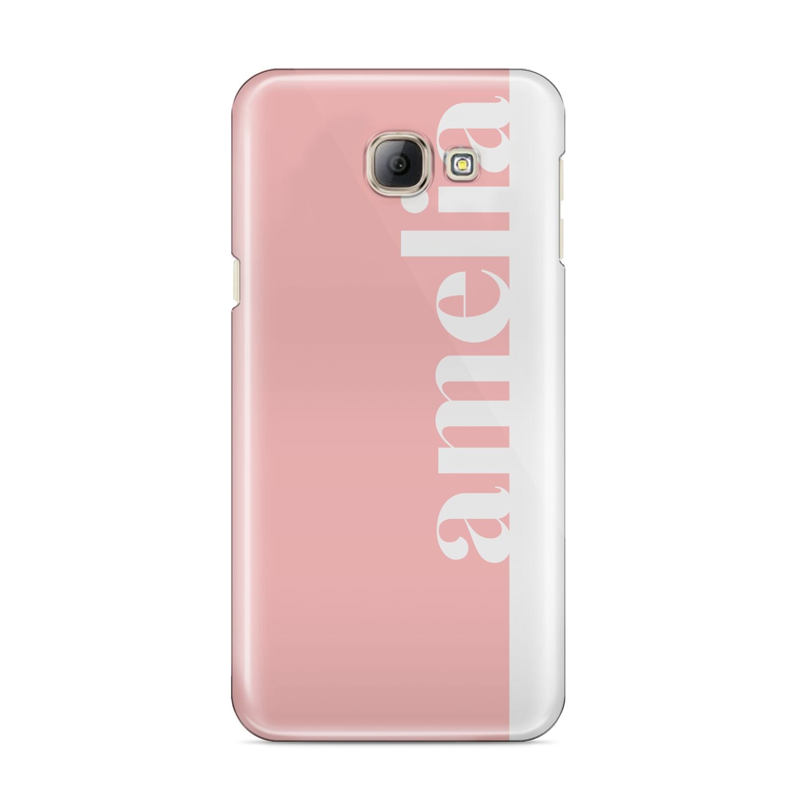 Pastel Pink Personalised Name Samsung Galaxy A8 2016 Case