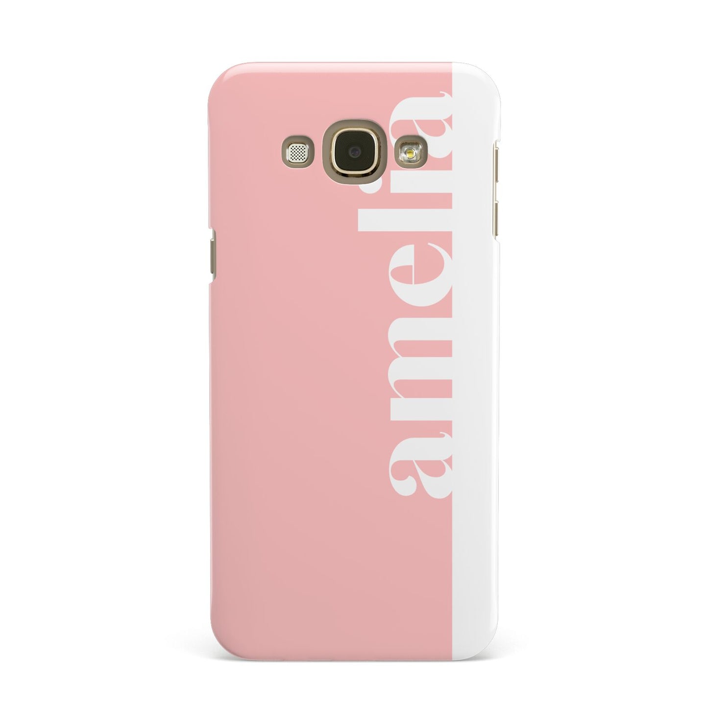 Pastel Pink Personalised Name Samsung Galaxy A8 Case