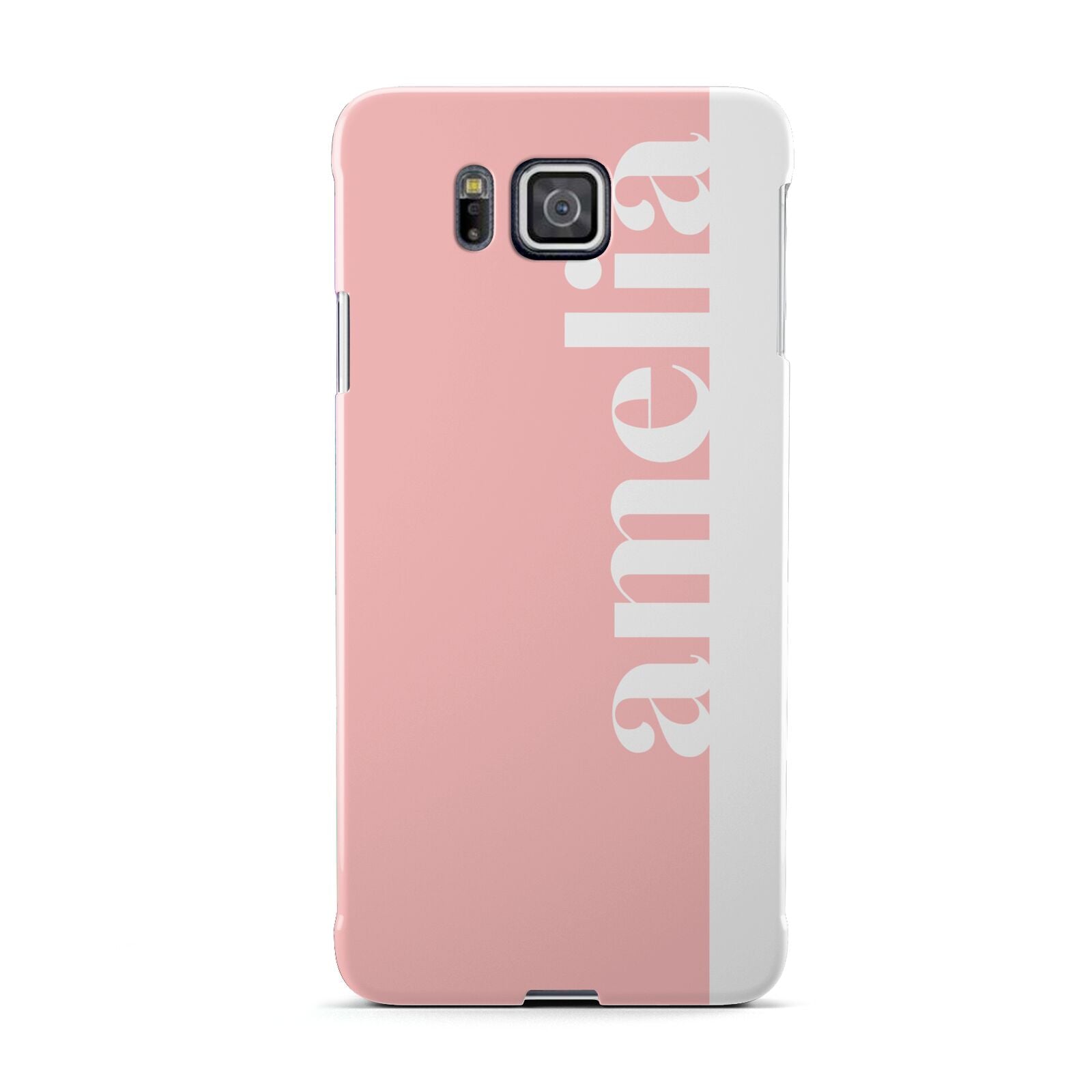 Pastel Pink Personalised Name Samsung Galaxy Alpha Case