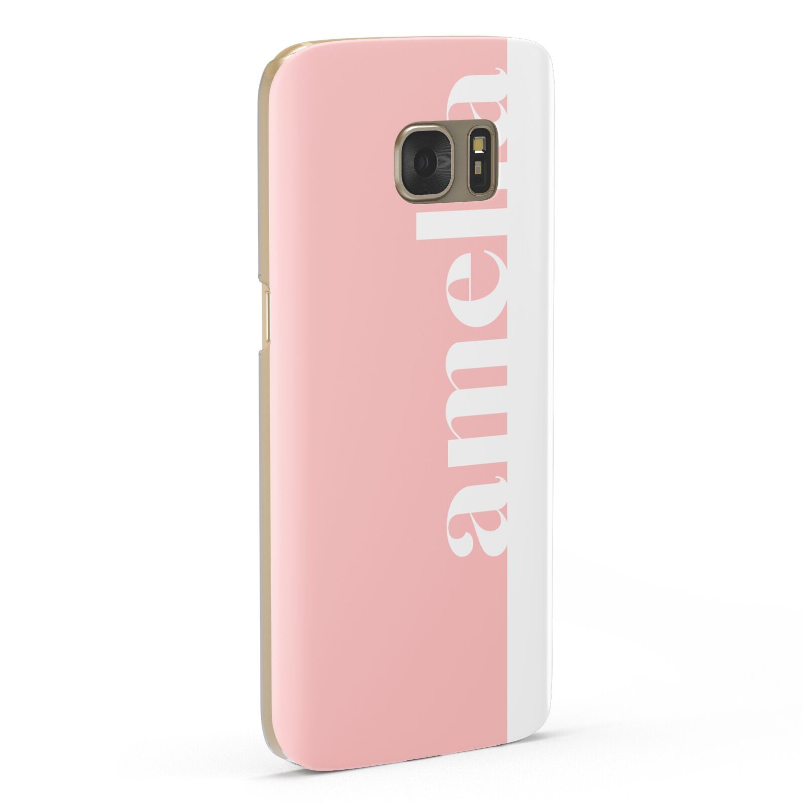 Pastel Pink Personalised Name Samsung Galaxy Case Fourty Five Degrees