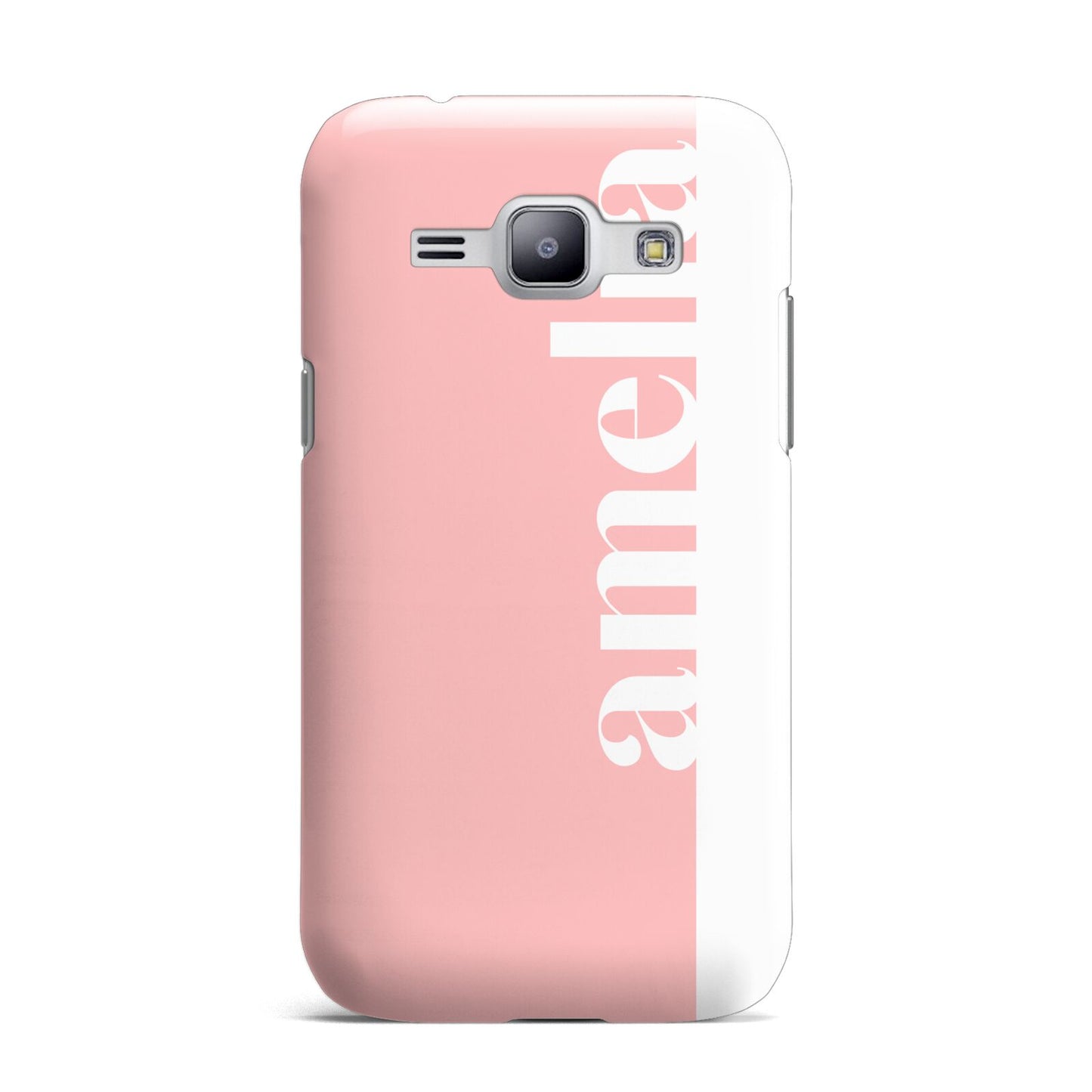 Pastel Pink Personalised Name Samsung Galaxy J1 2015 Case