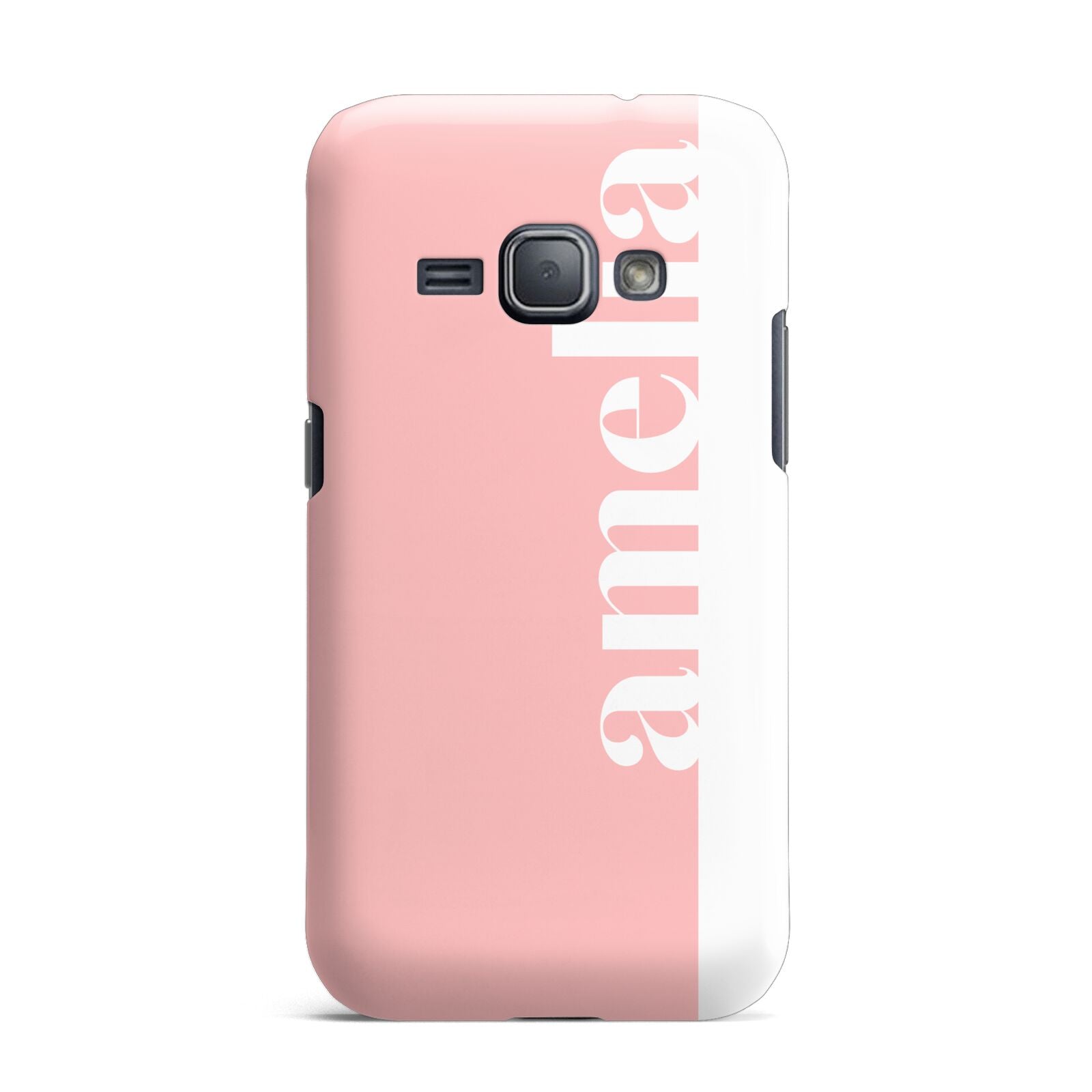 Pastel Pink Personalised Name Samsung Galaxy J1 2016 Case