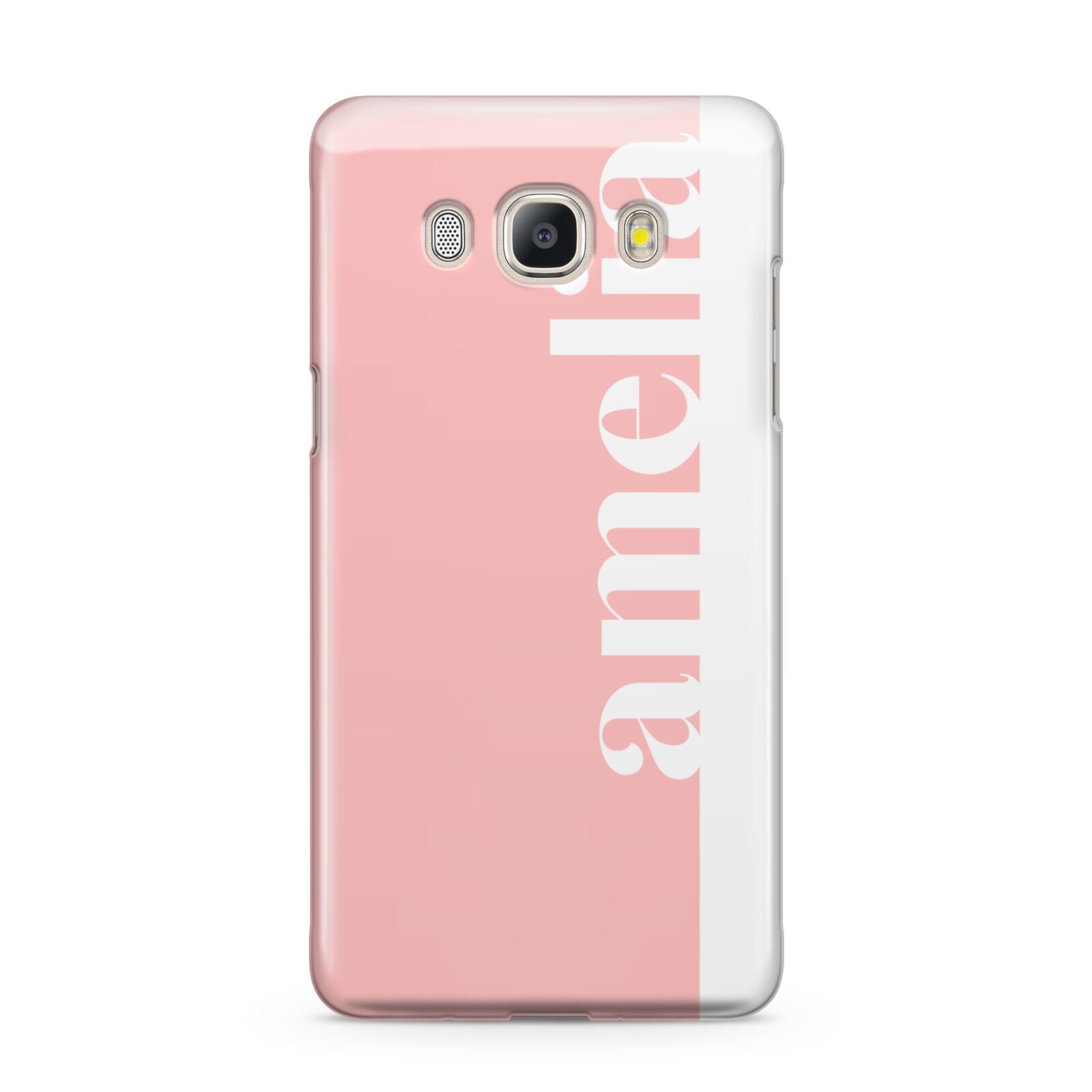 Pastel Pink Personalised Name Samsung Galaxy J5 2016 Case