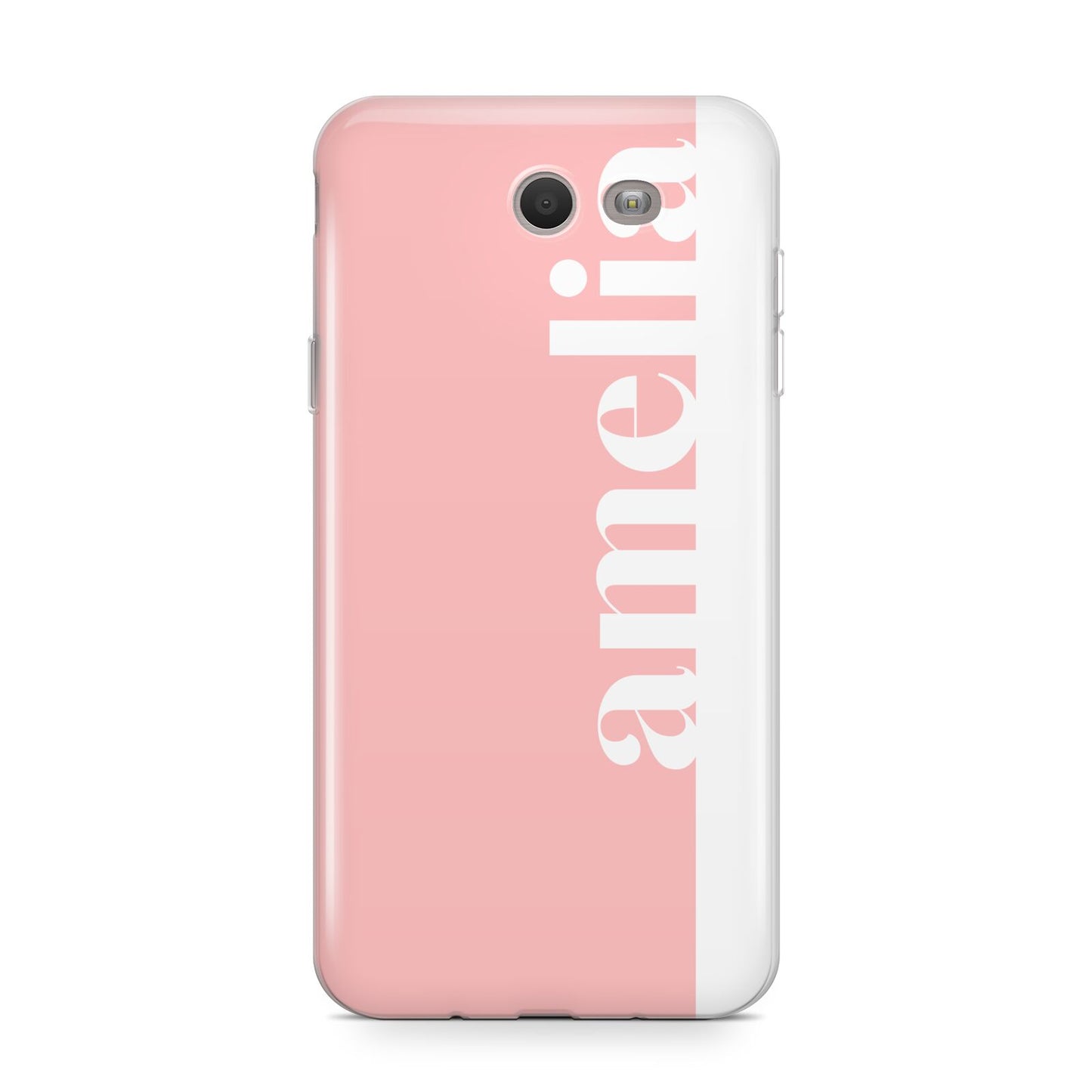 Pastel Pink Personalised Name Samsung Galaxy J7 2017 Case