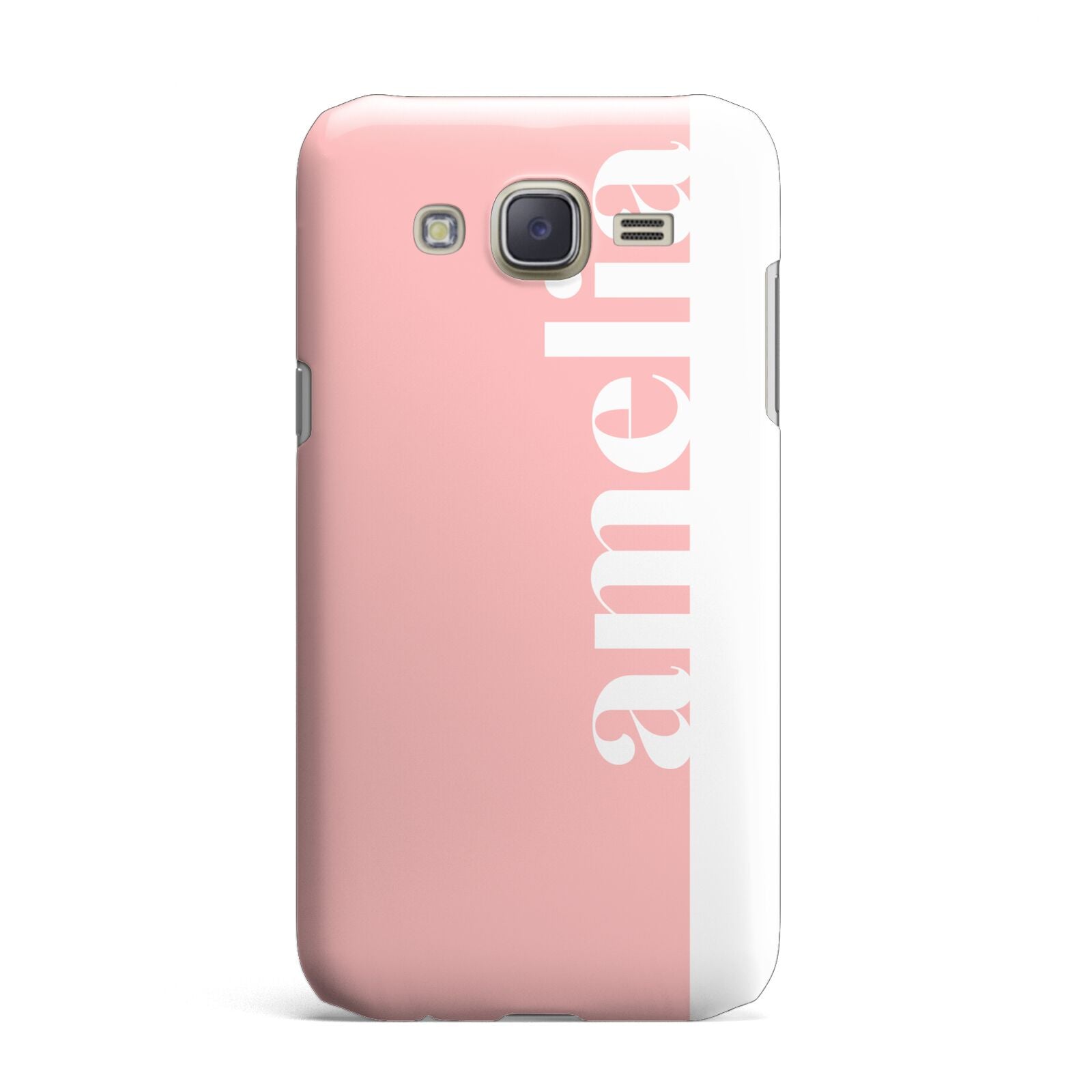 Pastel Pink Personalised Name Samsung Galaxy J7 Case