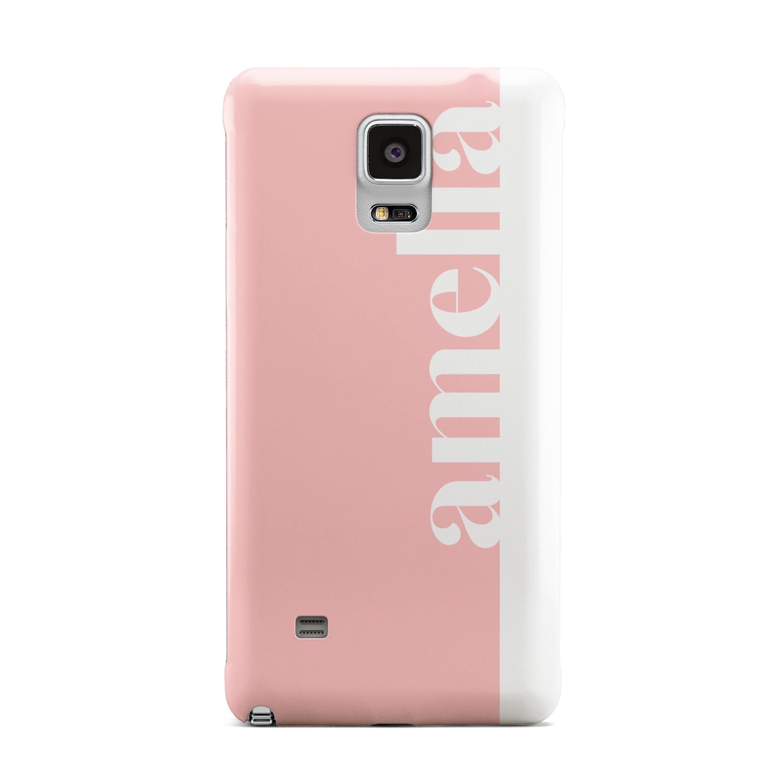 Pastel Pink Personalised Name Samsung Galaxy Note 4 Case