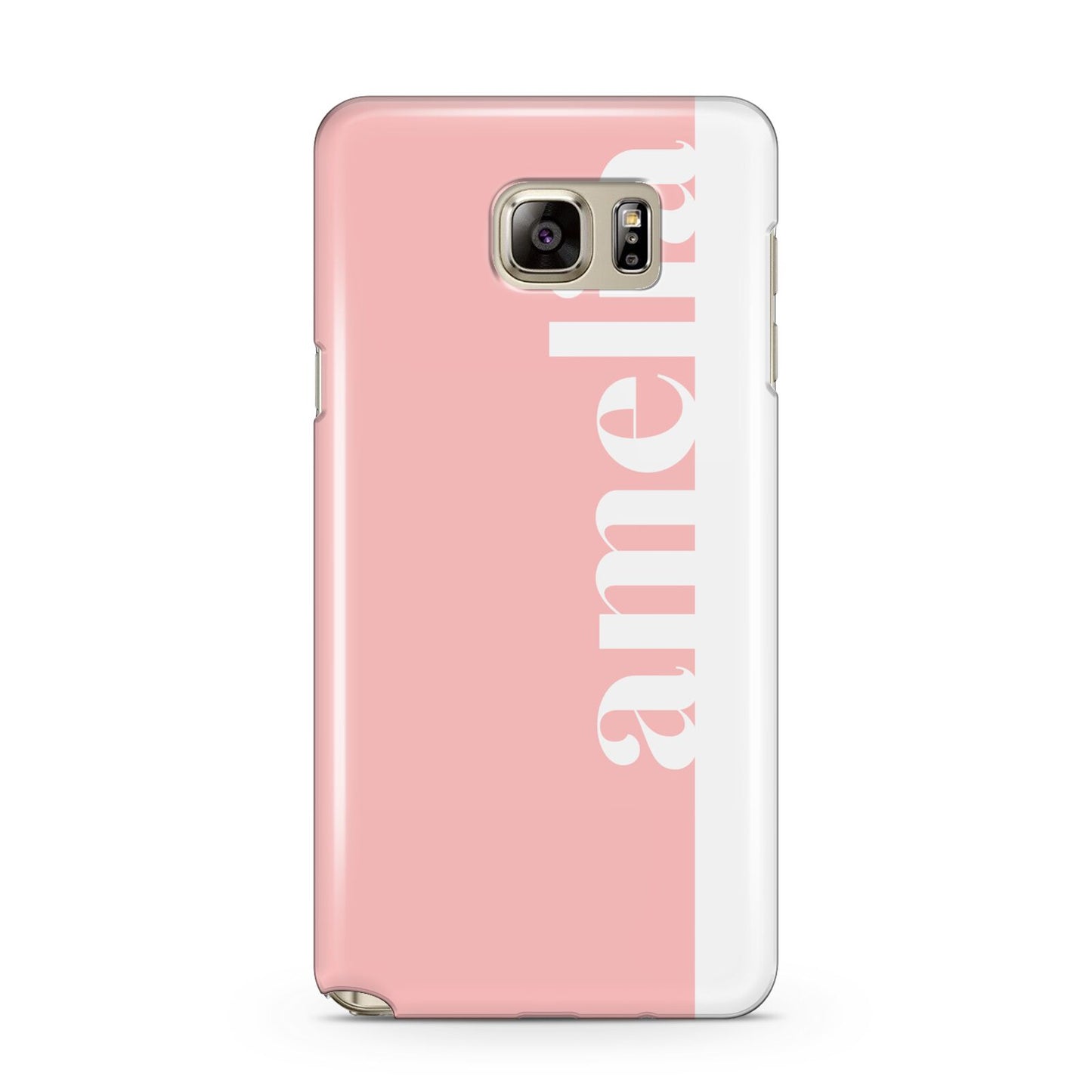 Pastel Pink Personalised Name Samsung Galaxy Note 5 Case