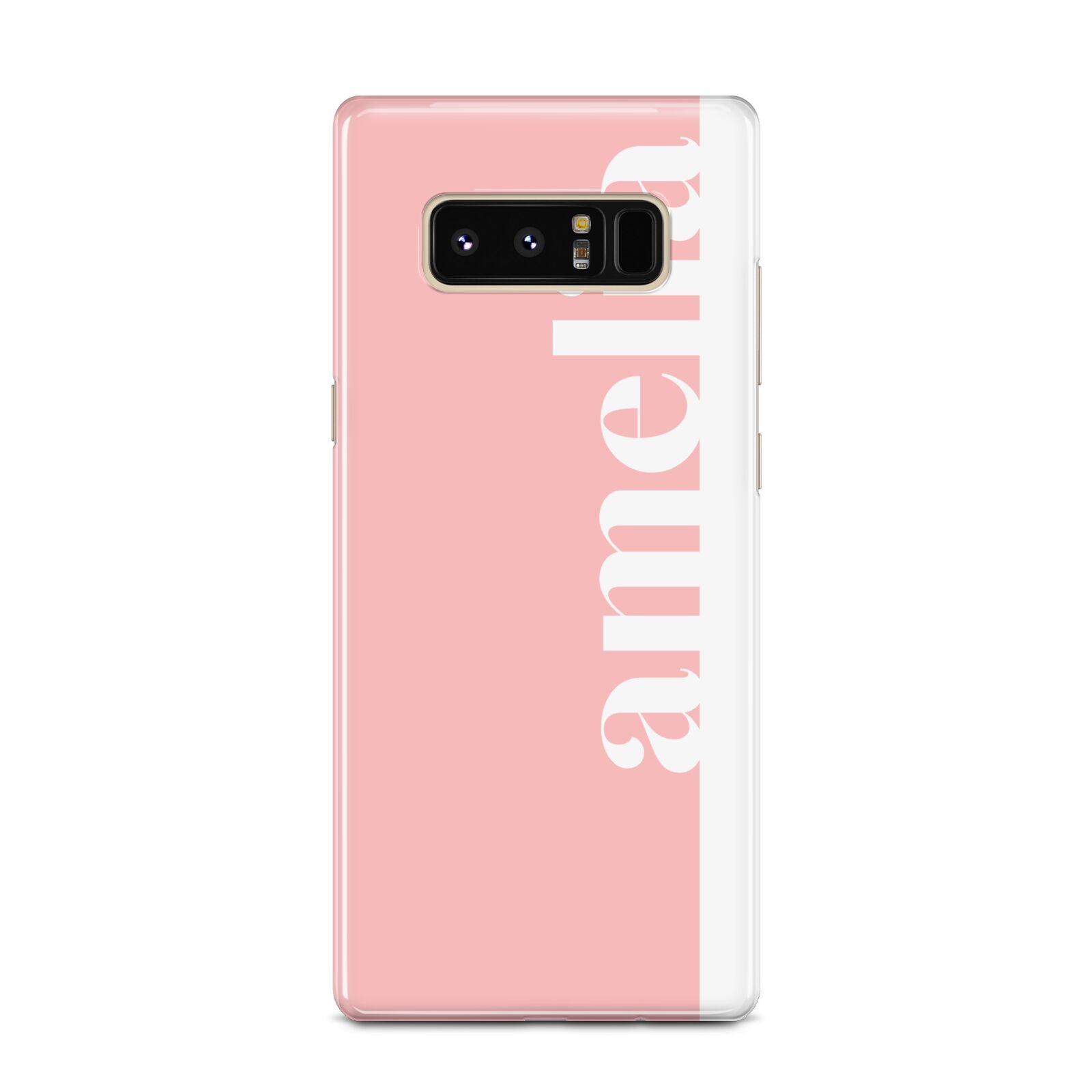 Pastel Pink Personalised Name Samsung Galaxy Note 8 Case