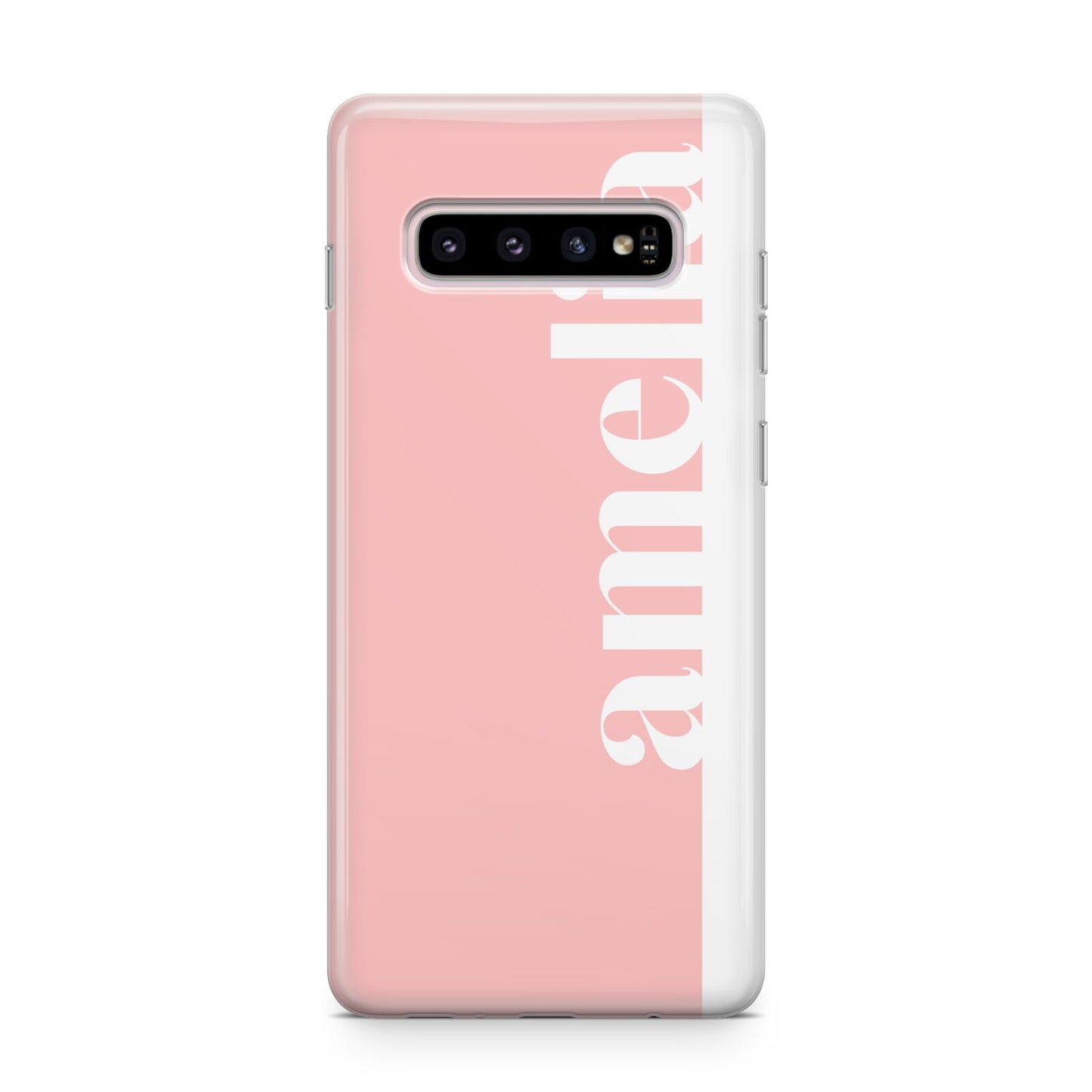 Pastel Pink Personalised Name Samsung Galaxy S10 Plus Case