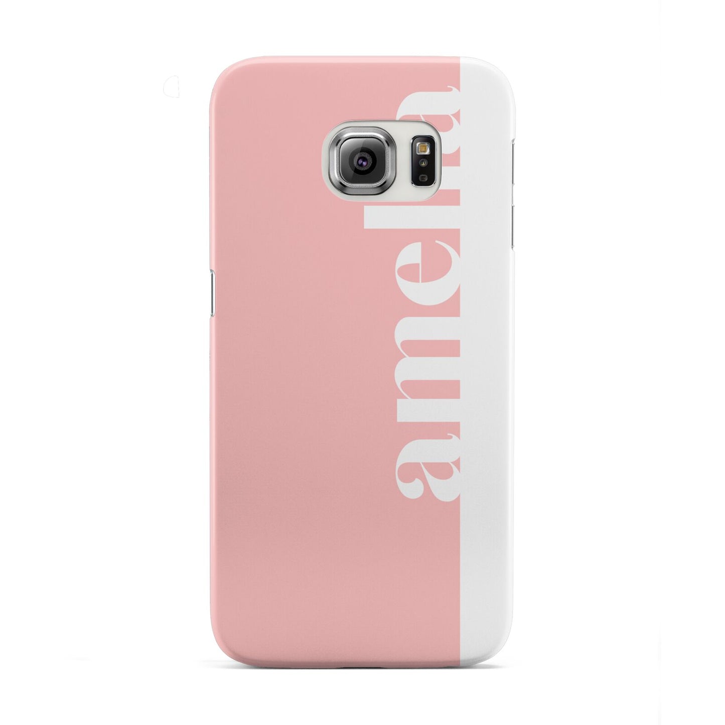 Pastel Pink Personalised Name Samsung Galaxy S6 Edge Case