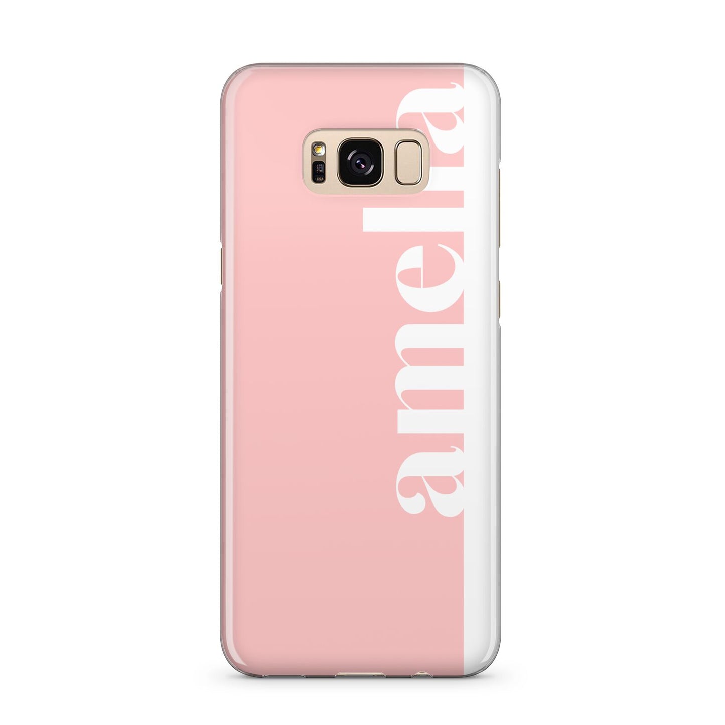 Pastel Pink Personalised Name Samsung Galaxy S8 Plus Case