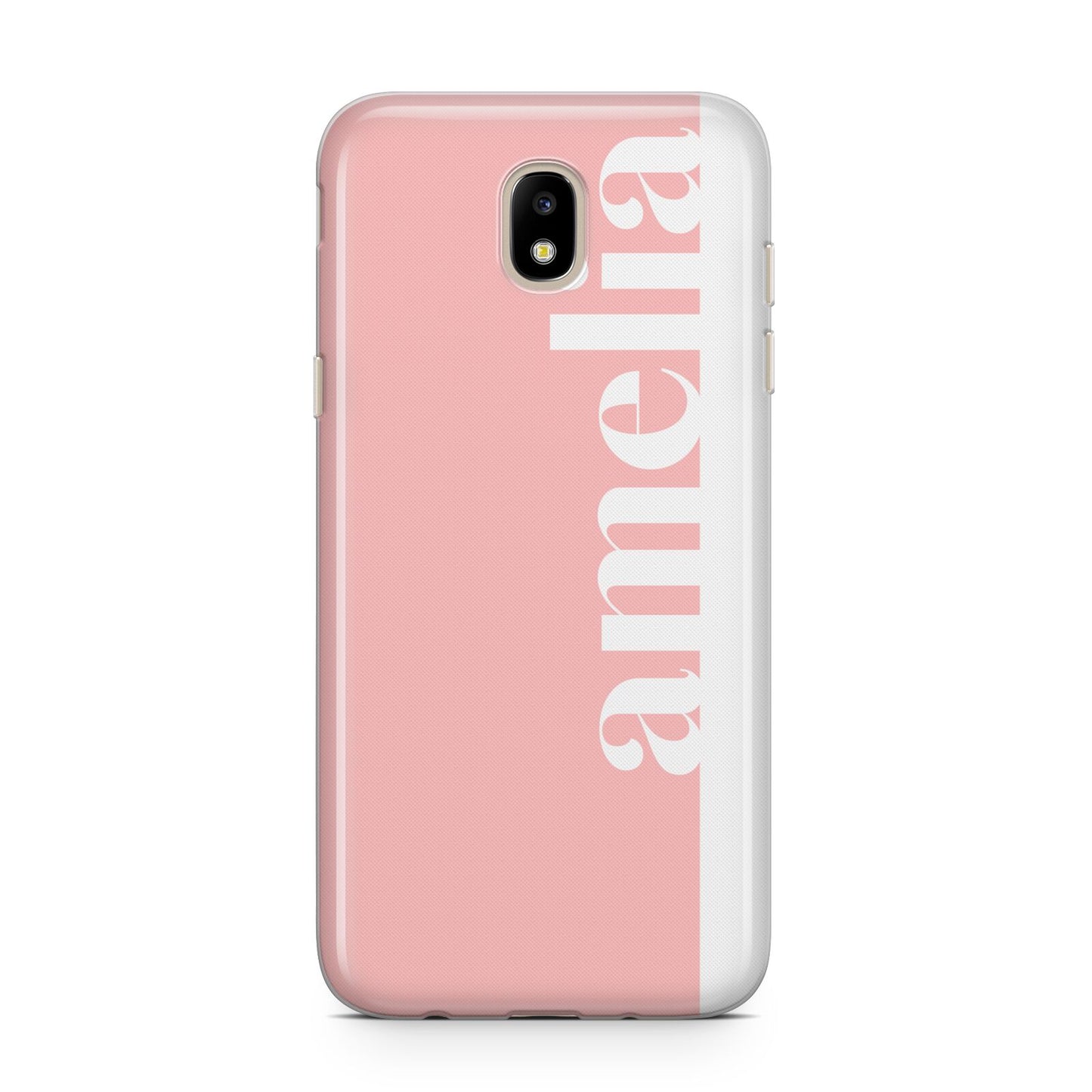 Pastel Pink Personalised Name Samsung J5 2017 Case