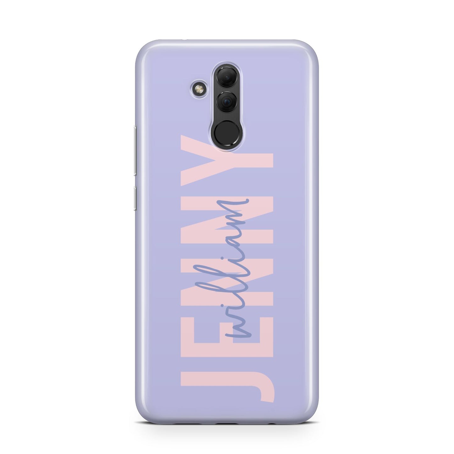 Pastel Pink and Purple Full Name Huawei Mate 20 Lite