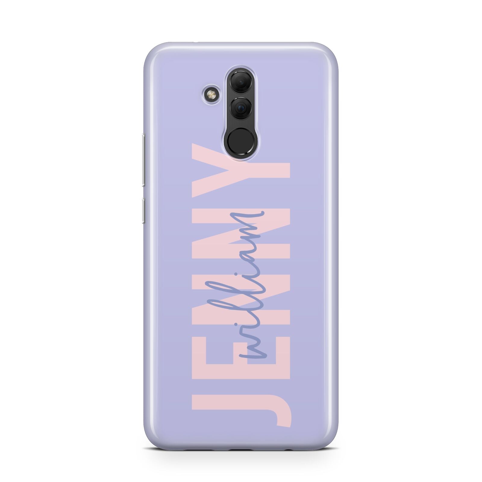 Pastel Pink and Purple Full Name Huawei Mate 20 Lite