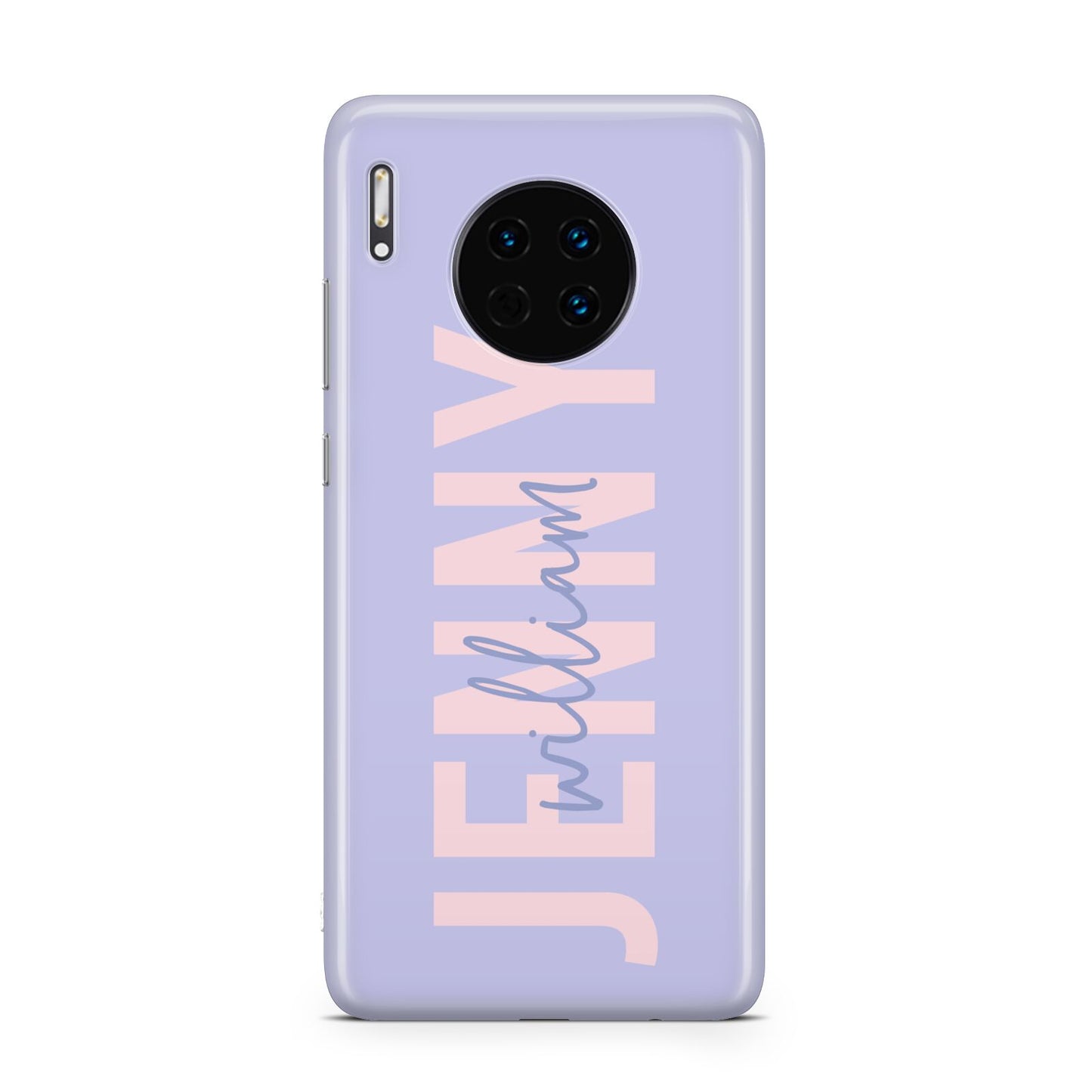 Pastel Pink and Purple Full Name Huawei Mate 30