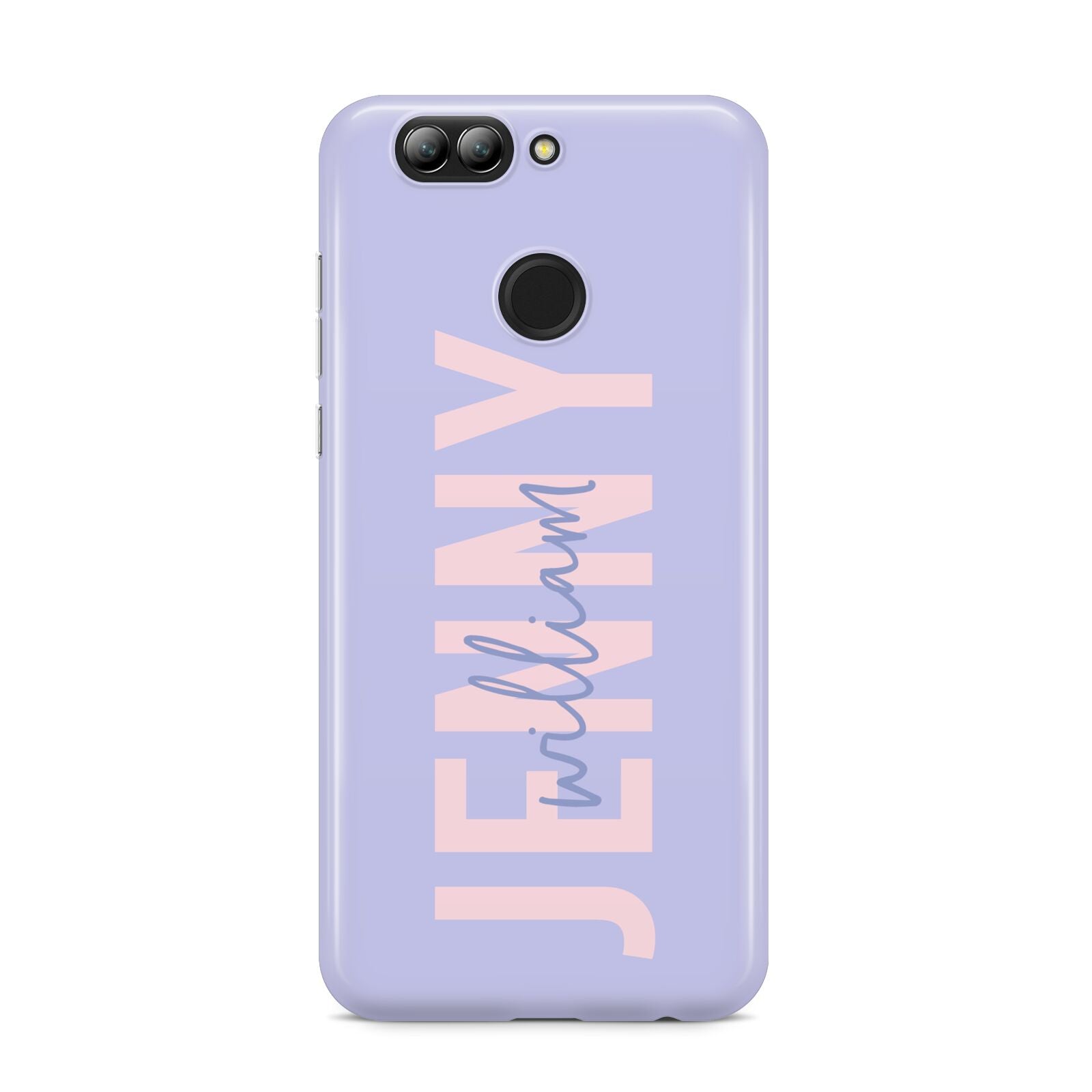 Pastel Pink and Purple Full Name Huawei Nova 2s Phone Case