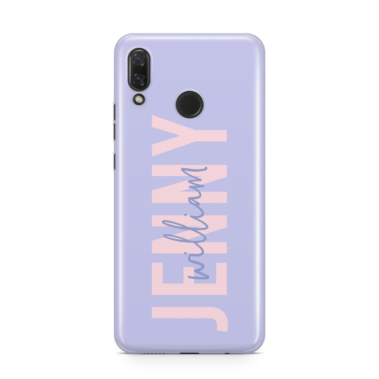 Pastel Pink and Purple Full Name Huawei Nova 3 Phone Case