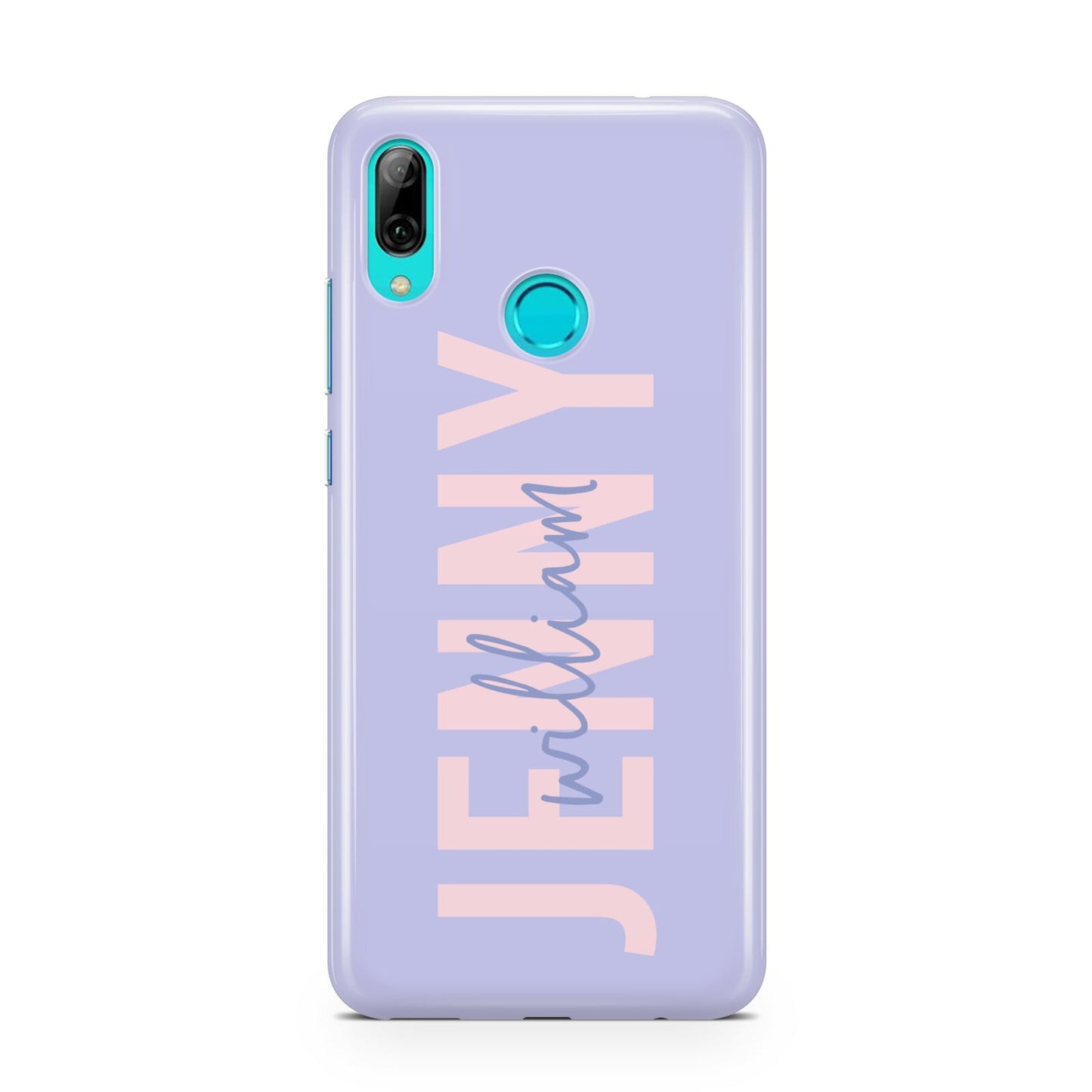 Pastel Pink and Purple Full Name Huawei P Smart 2019 Case