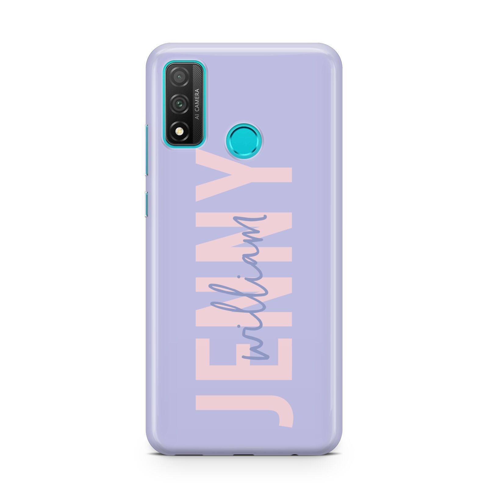 Pastel Pink and Purple Full Name Huawei P Smart 2020