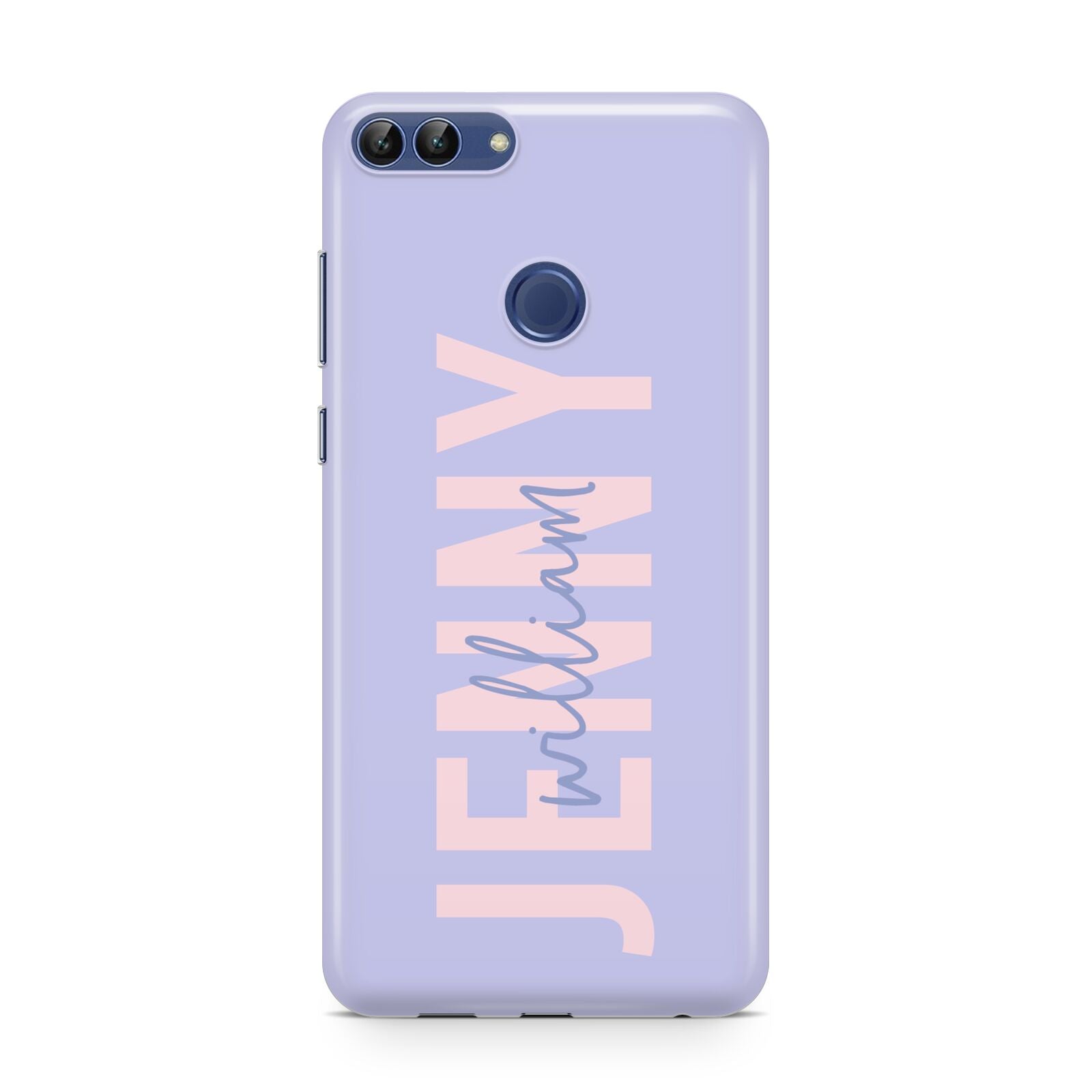 Pastel Pink and Purple Full Name Huawei P Smart Case