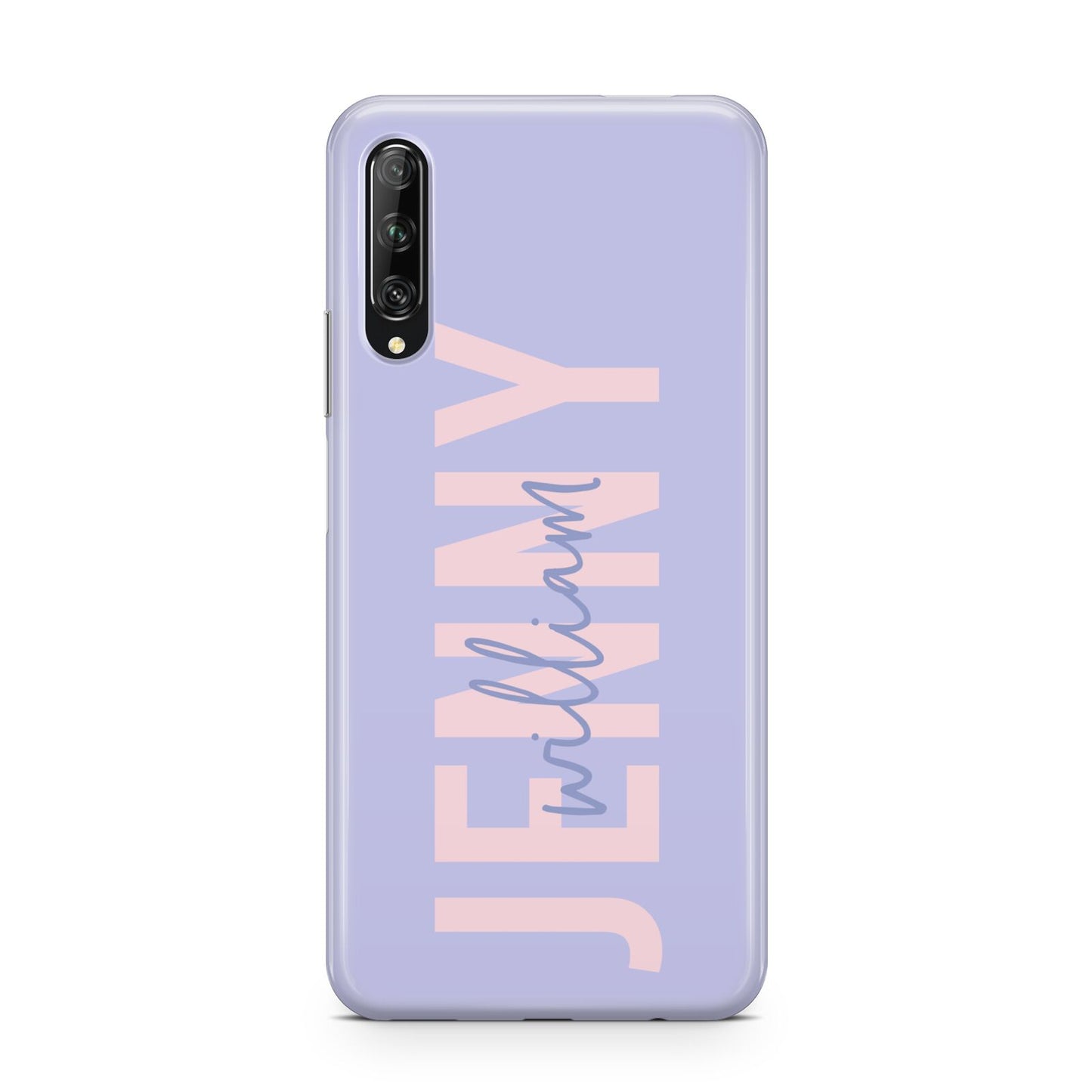 Pastel Pink and Purple Full Name Huawei P Smart Pro 2019