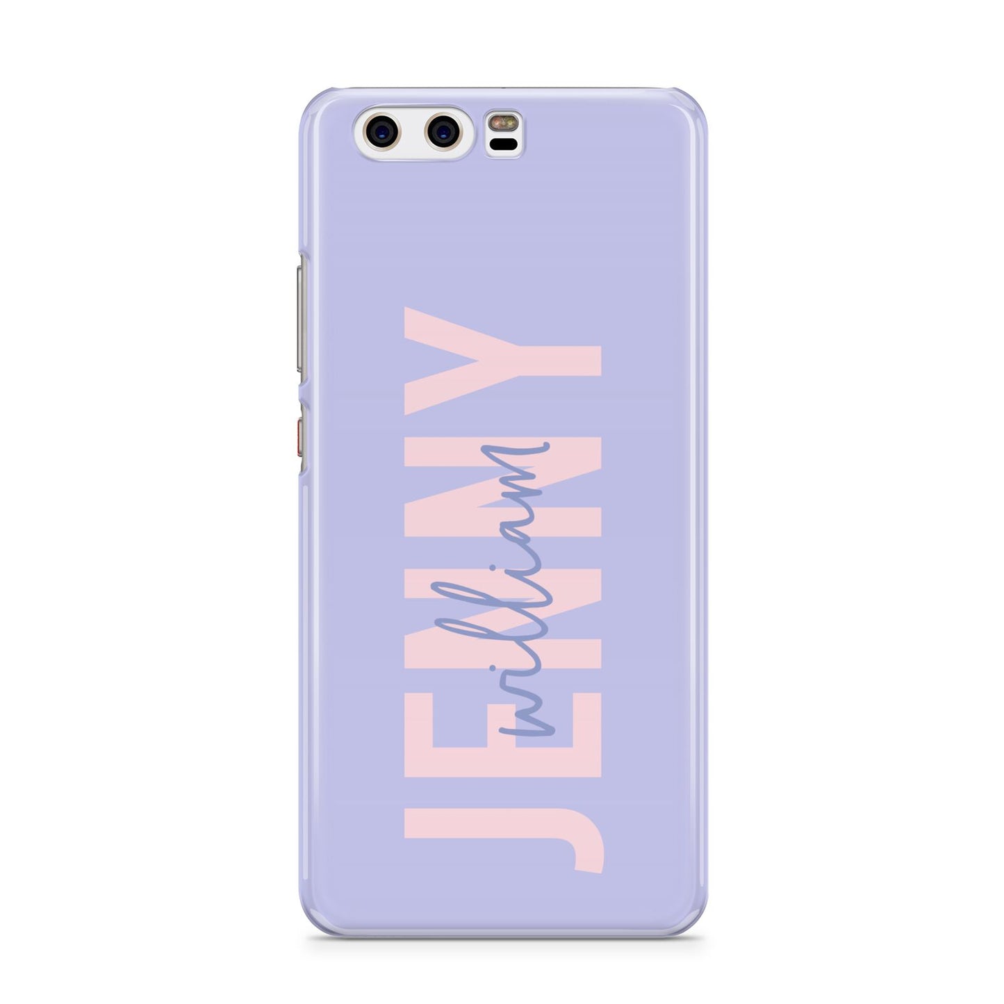 Pastel Pink and Purple Full Name Huawei P10 Phone Case