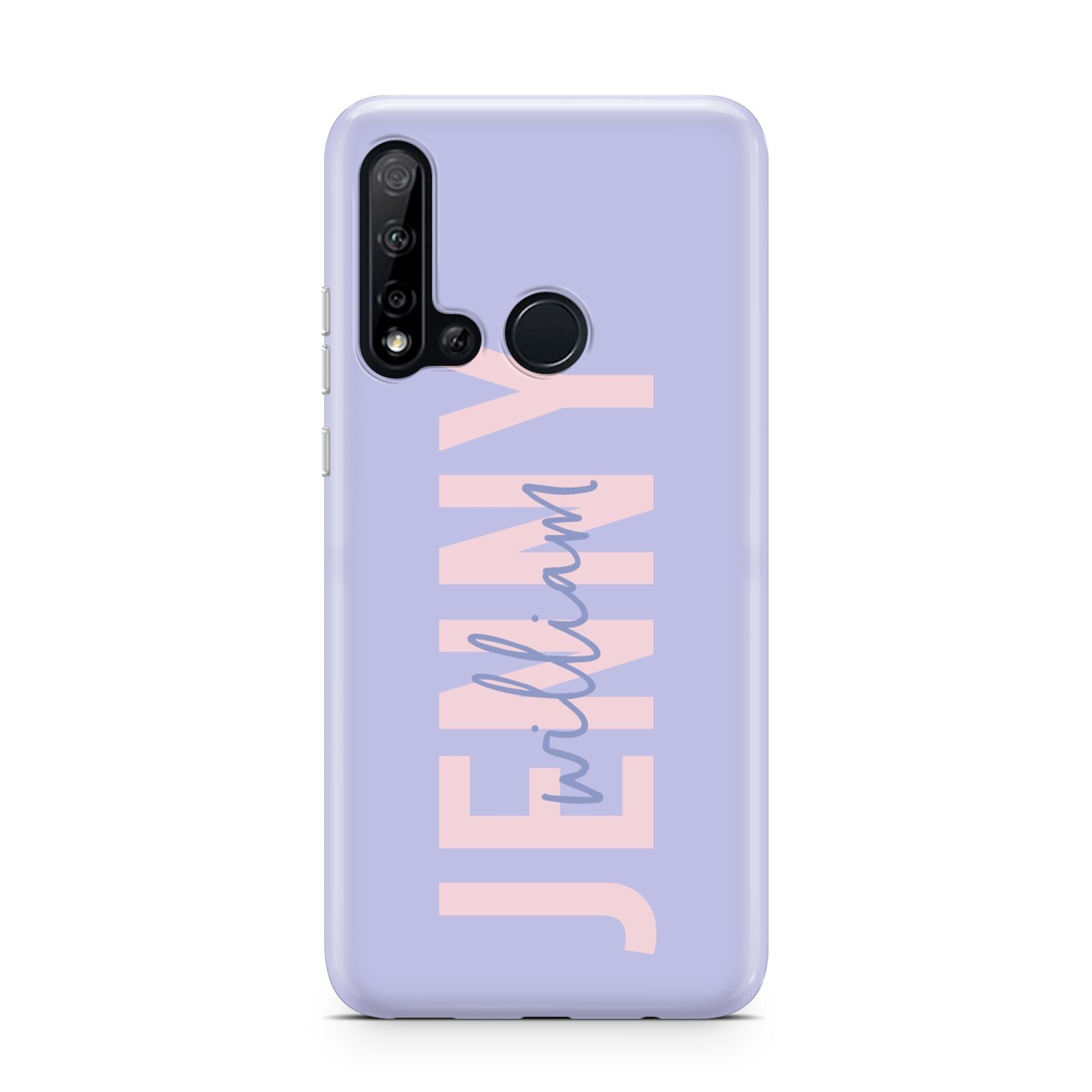 Pastel Pink and Purple Full Name Huawei P20 Lite 5G Phone Case