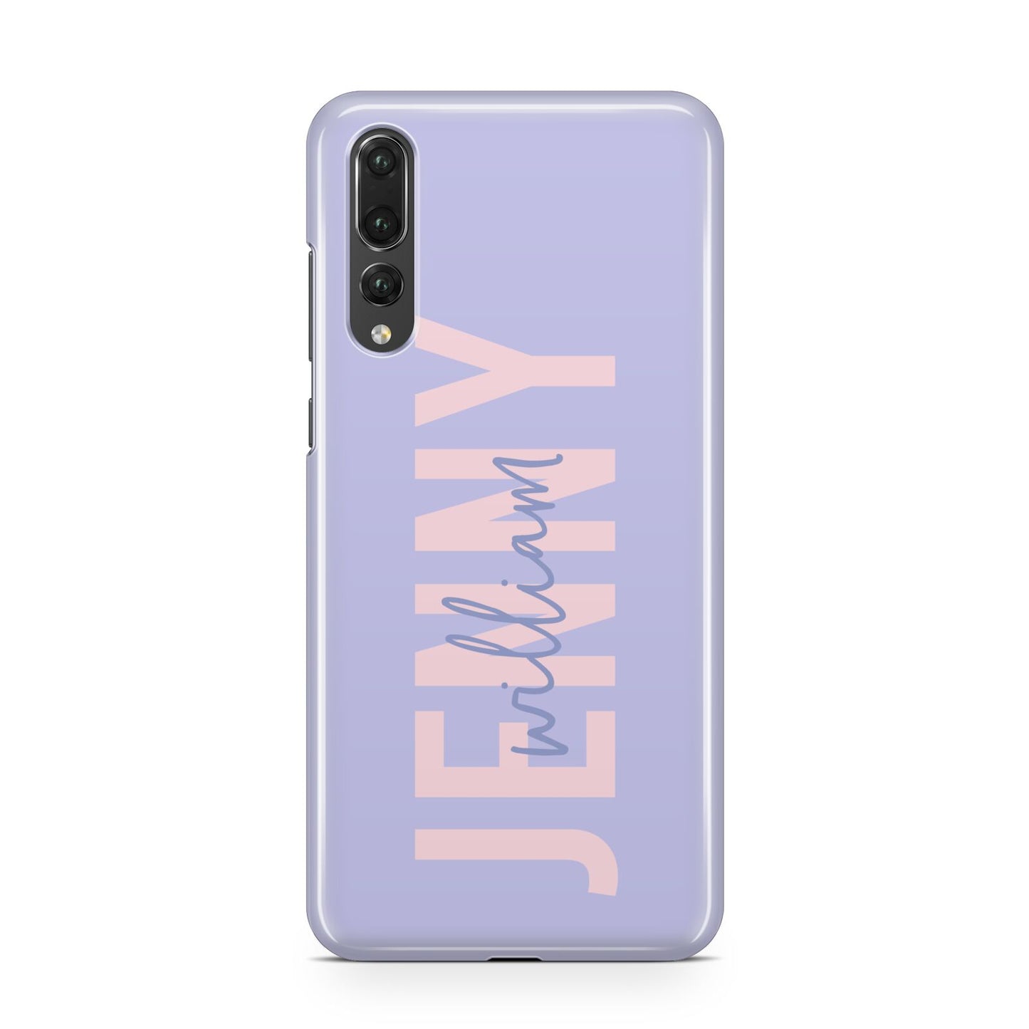 Pastel Pink and Purple Full Name Huawei P20 Pro Phone Case