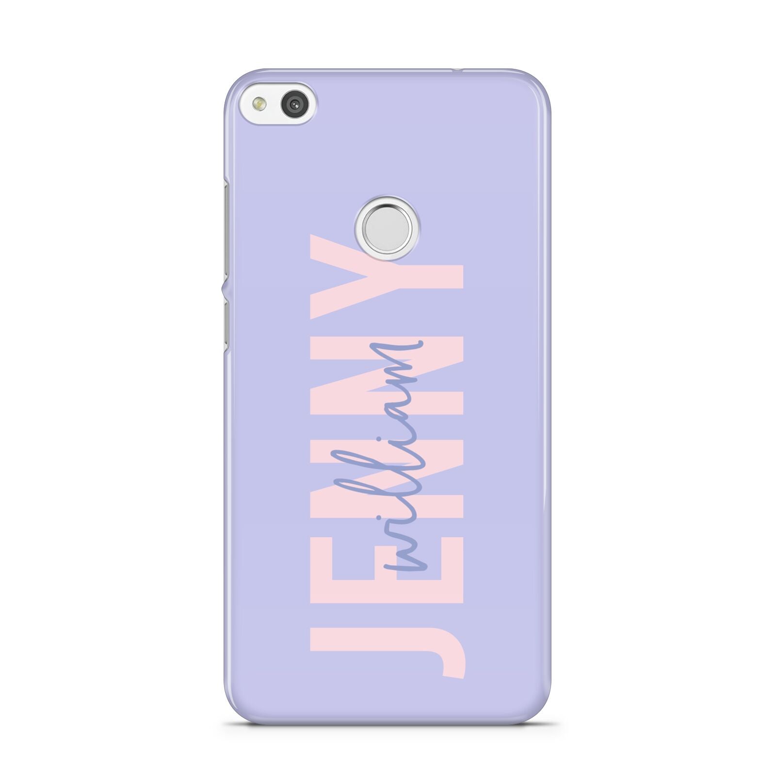 Pastel Pink and Purple Full Name Huawei P8 Lite Case