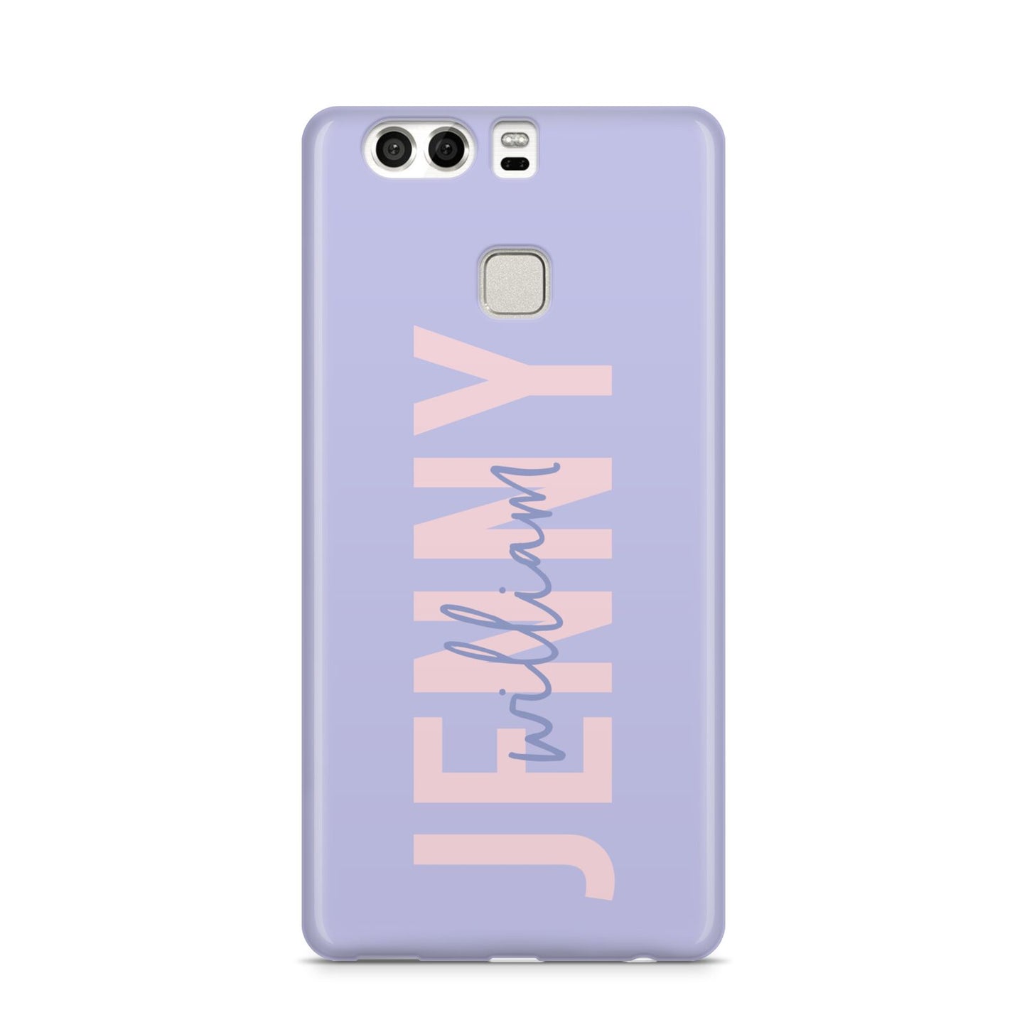 Pastel Pink and Purple Full Name Huawei P9 Case