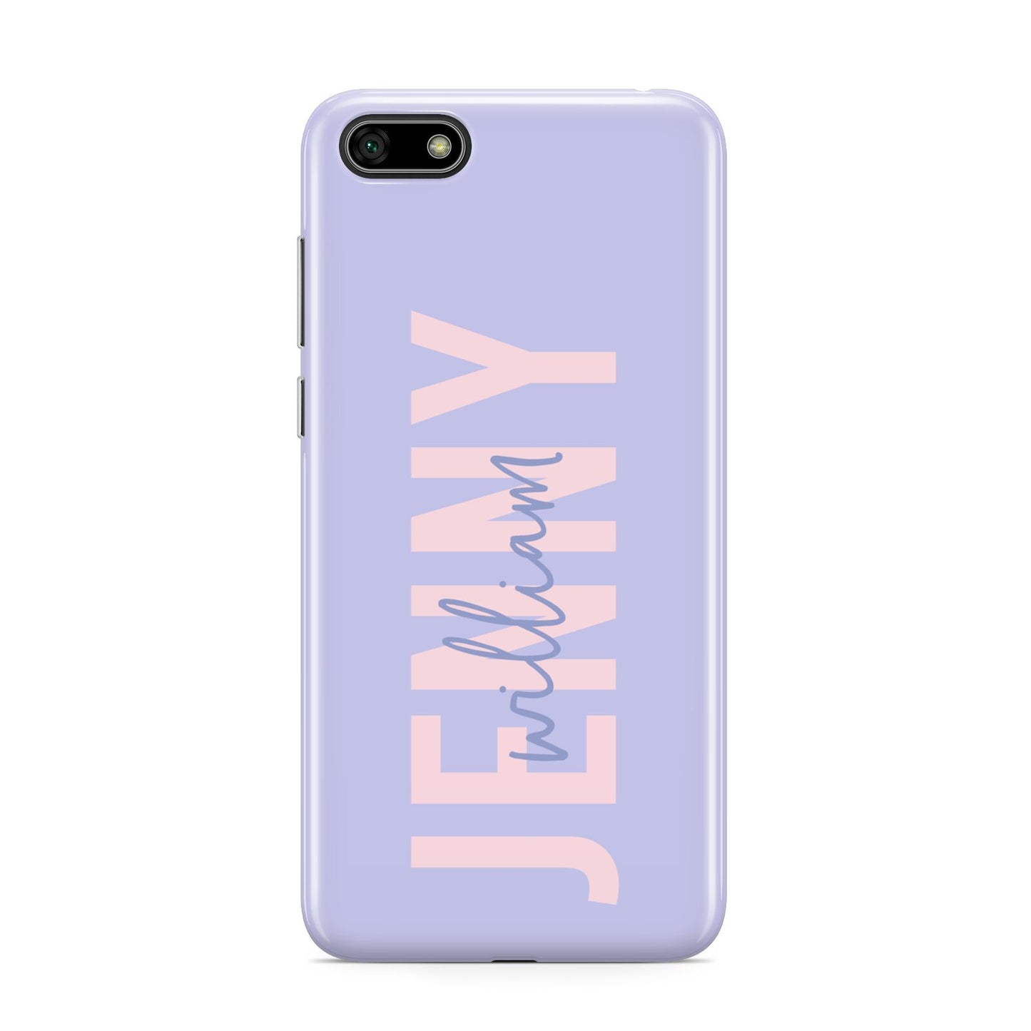 Pastel Pink and Purple Full Name Huawei Y5 Prime 2018 Phone Case