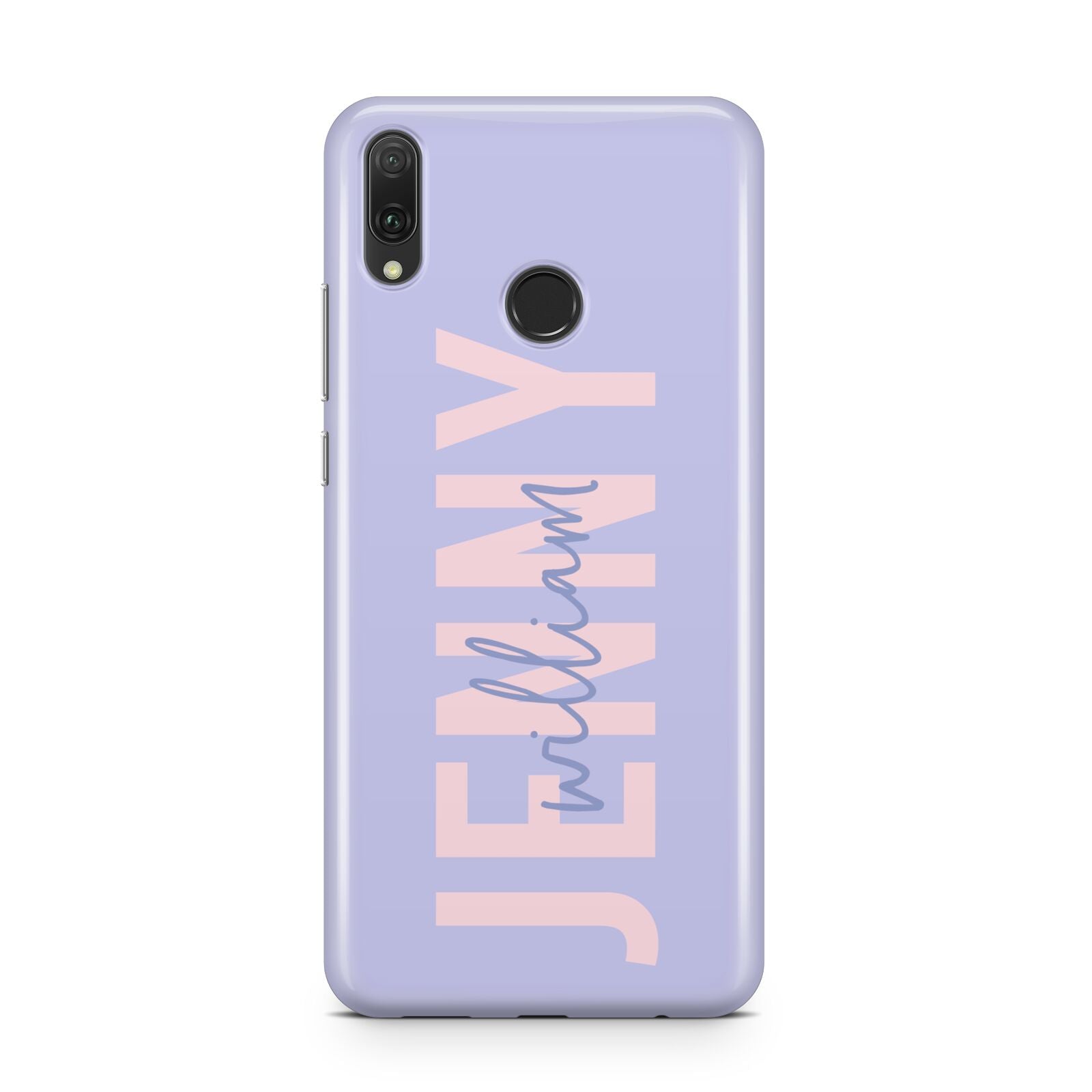 Pastel Pink and Purple Full Name Huawei Y9 2019