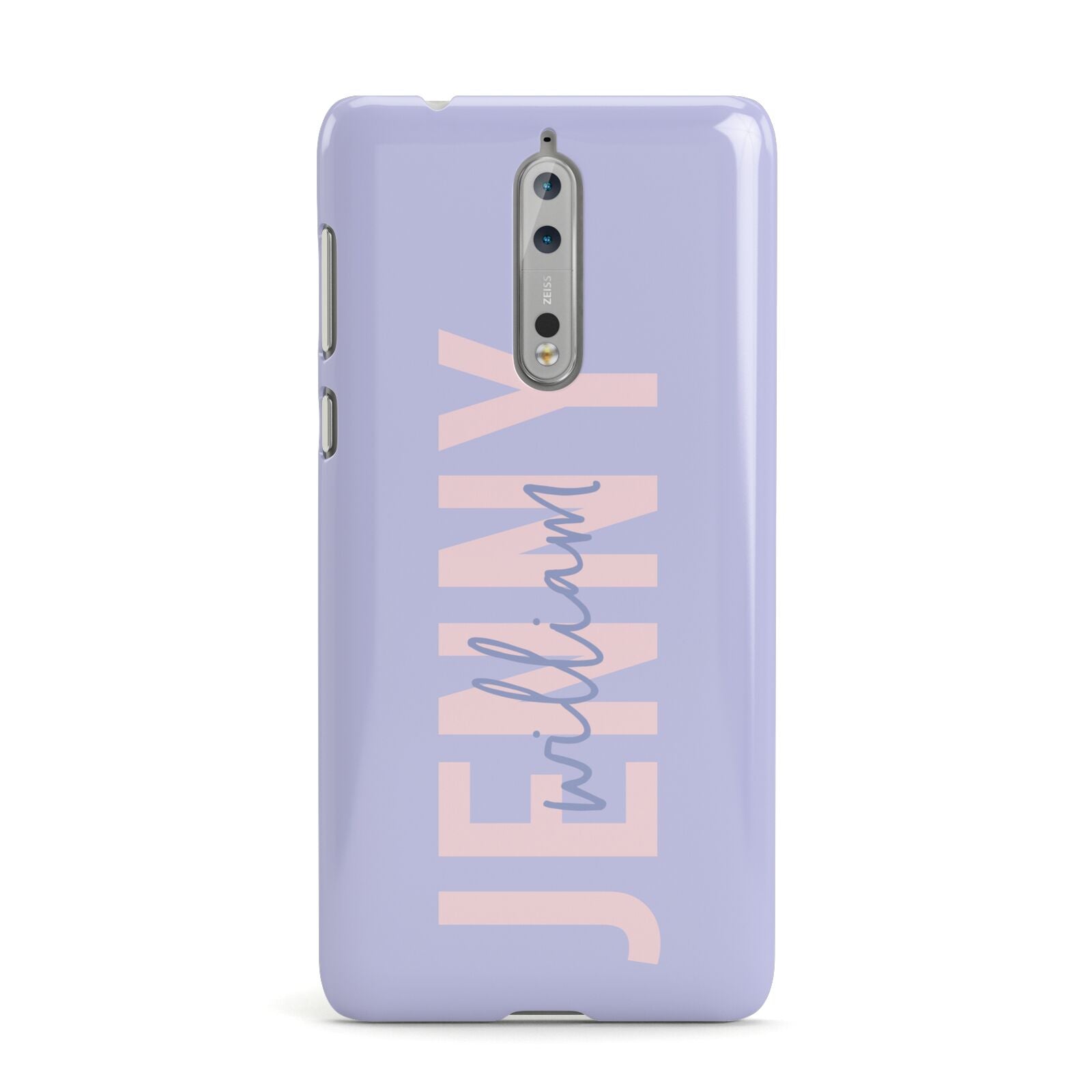 Pastel Pink and Purple Full Name Nokia Case