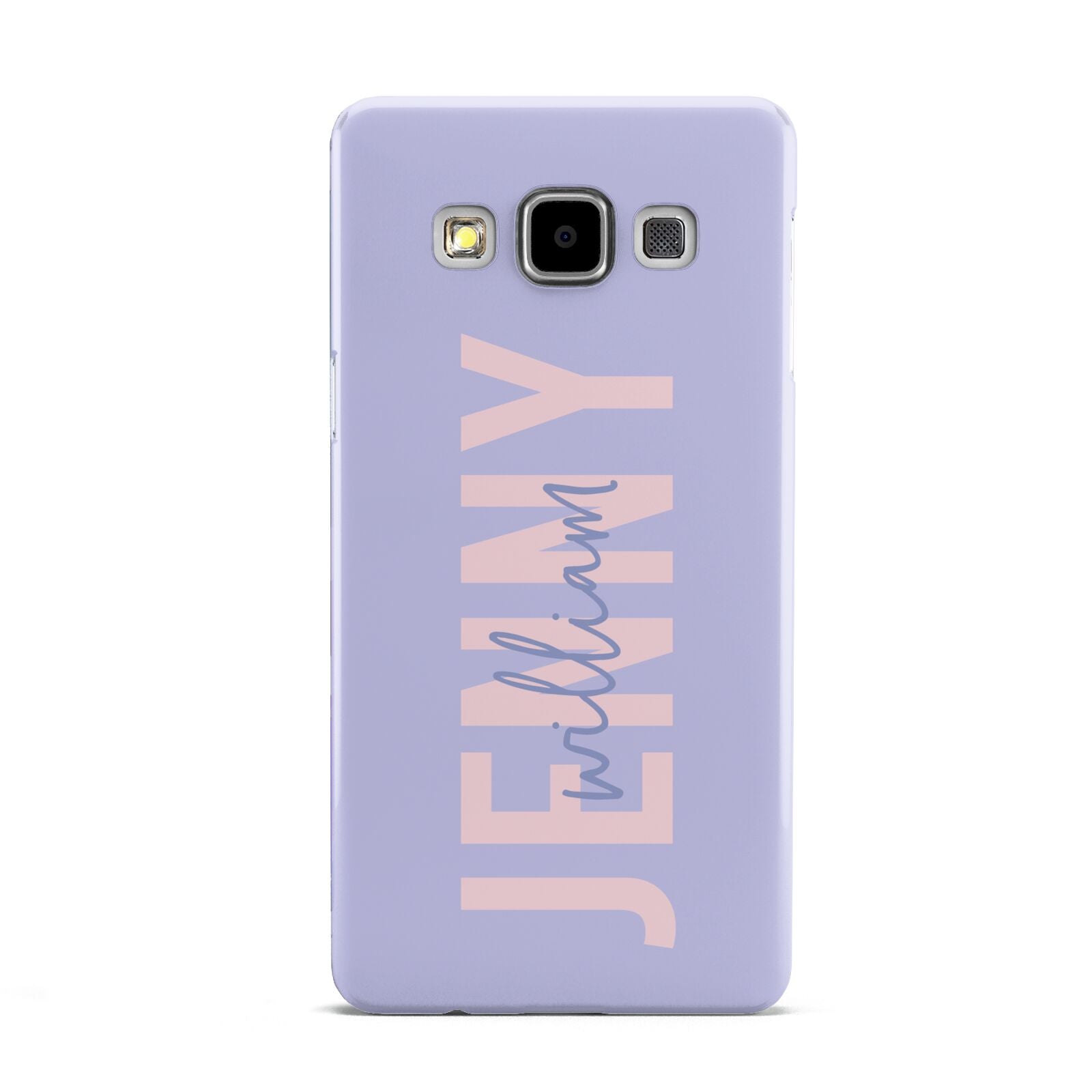 Pastel Pink and Purple Full Name Samsung Galaxy A5 Case