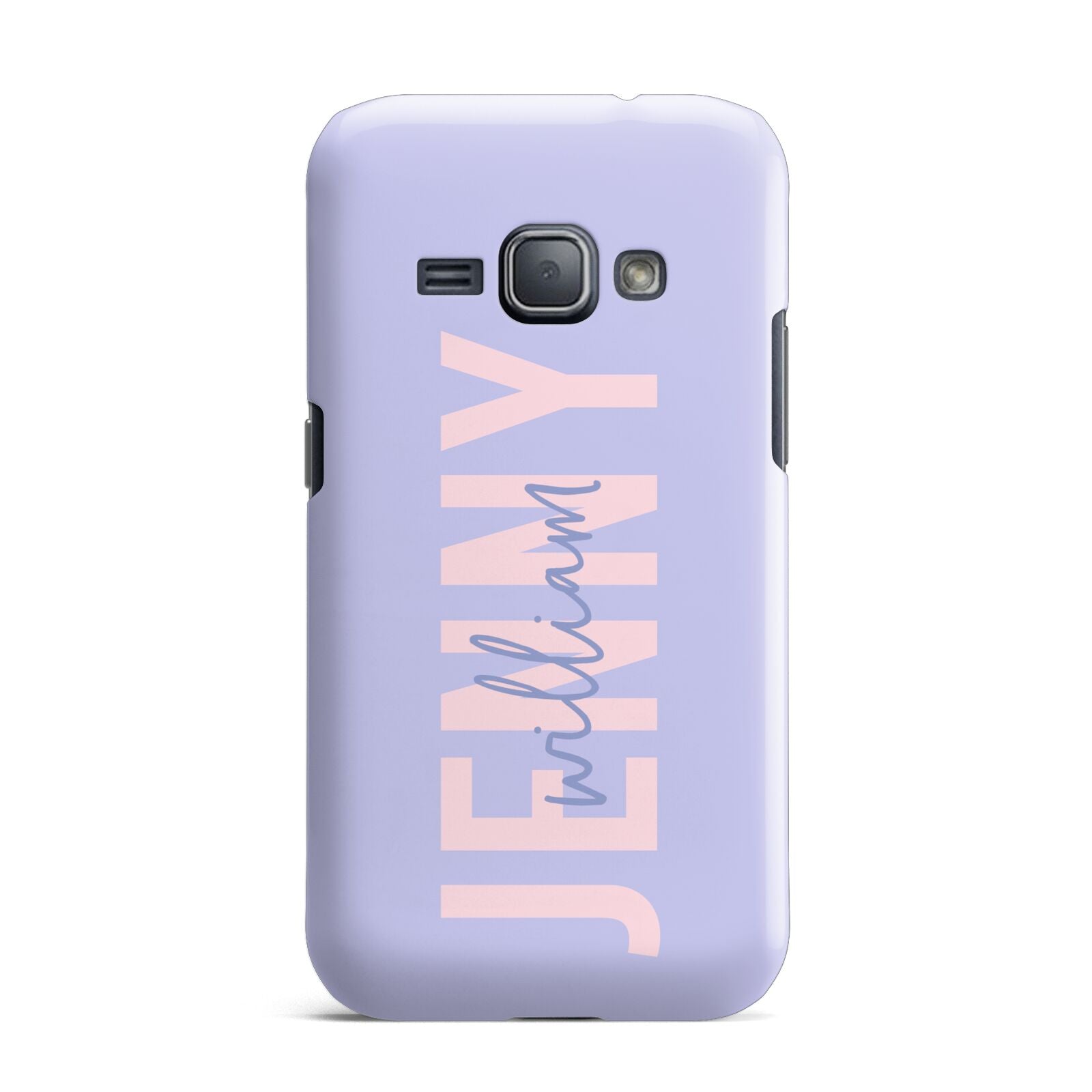 Pastel Pink and Purple Full Name Samsung Galaxy J1 2016 Case