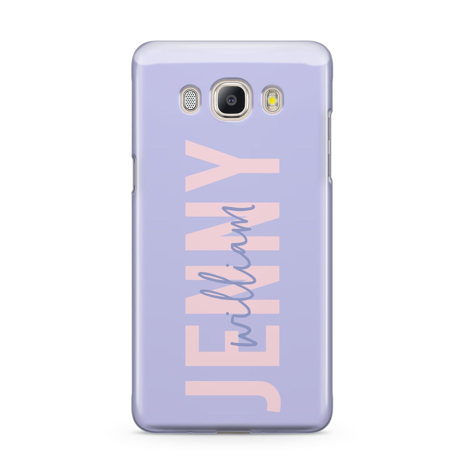 Pastel Pink and Purple Full Name Samsung Galaxy J5 2016 Case