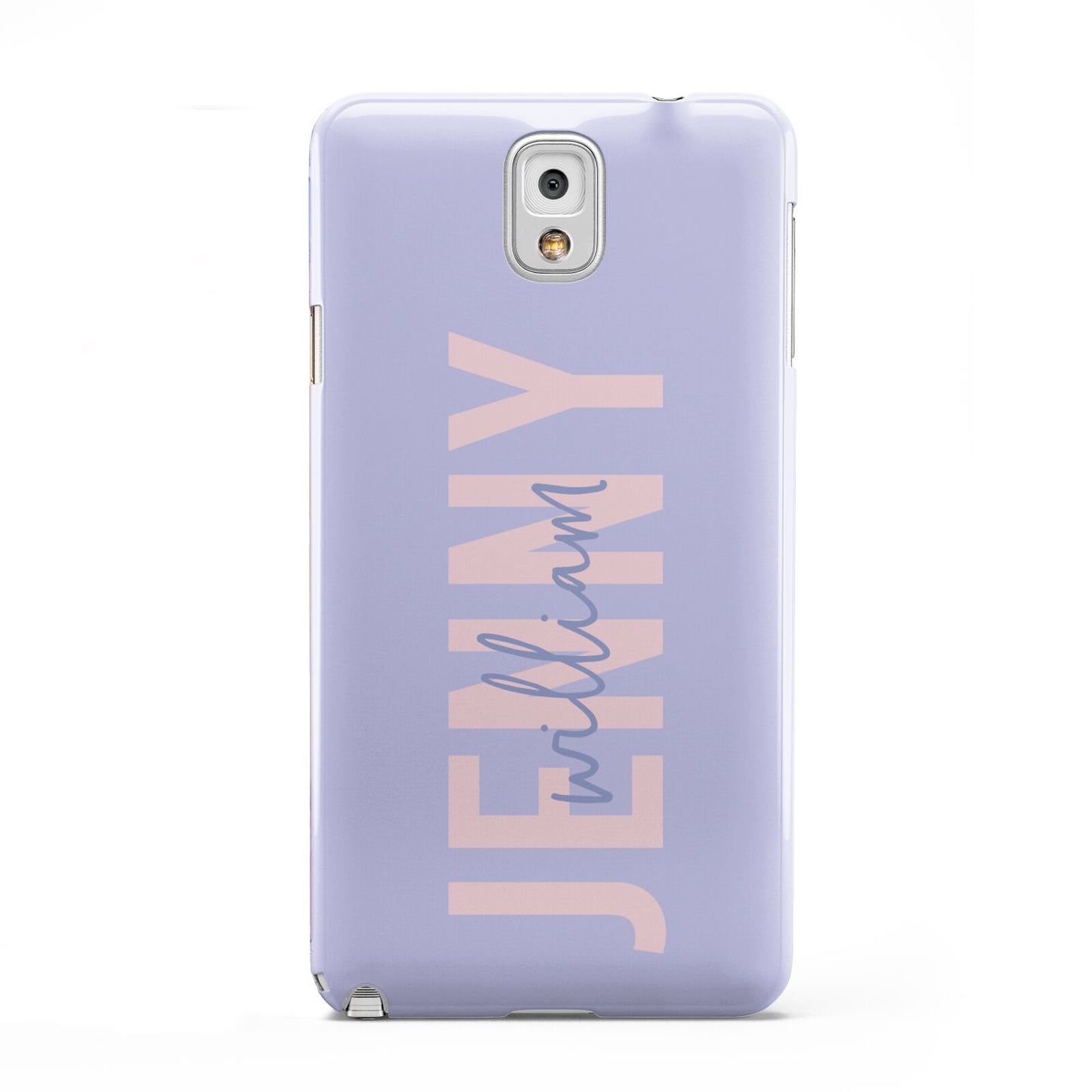 Pastel Pink and Purple Full Name Samsung Galaxy Note 3 Case