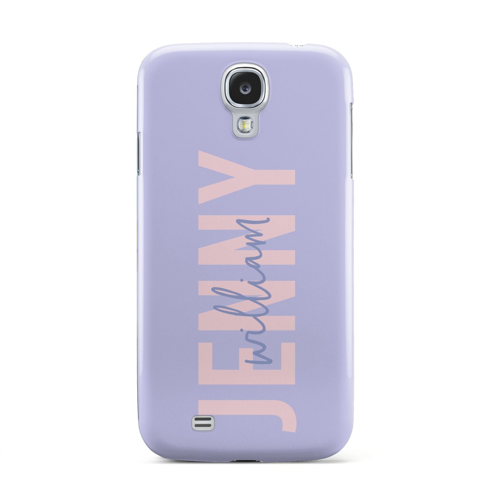 Pastel Pink and Purple Full Name Samsung Galaxy S4 Case