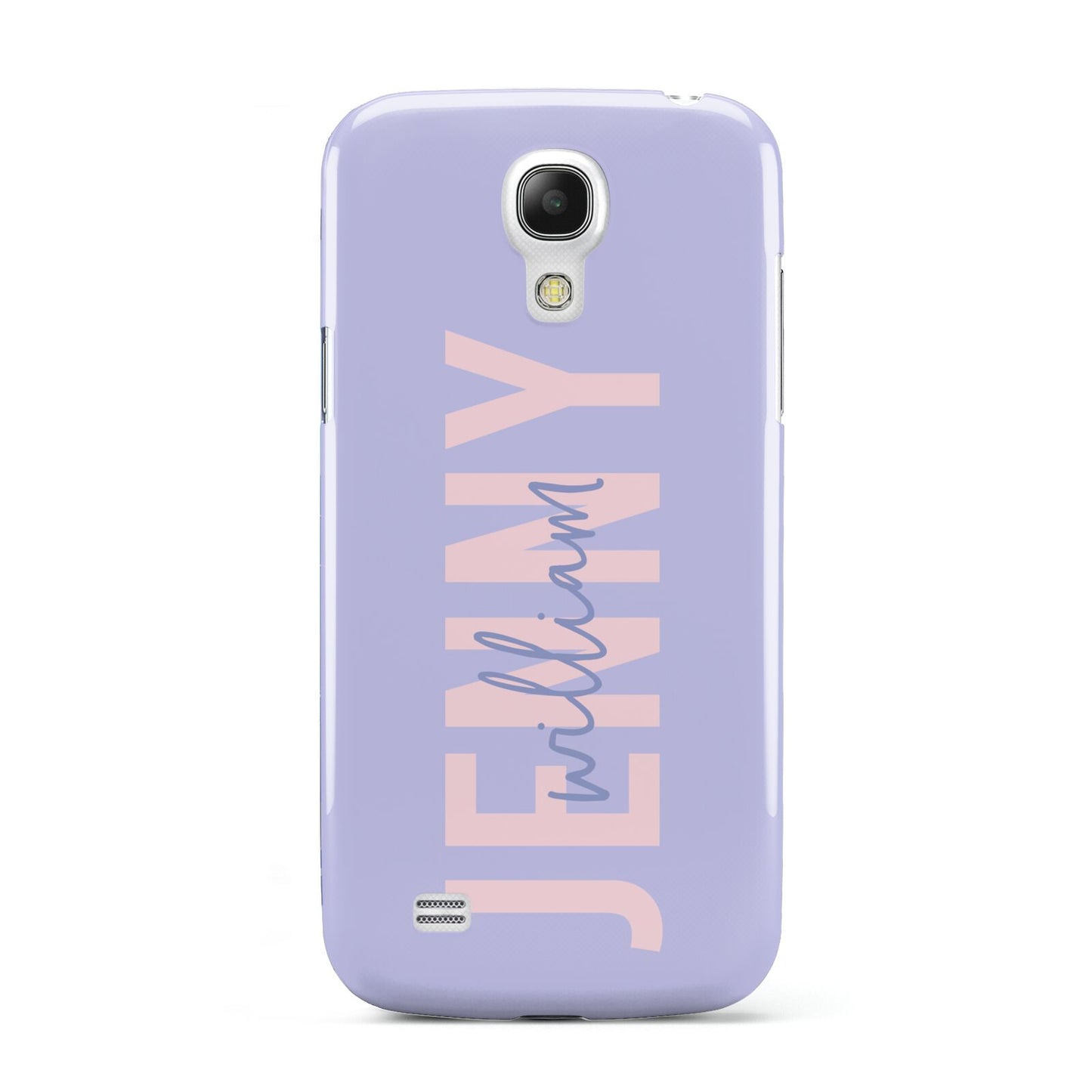 Pastel Pink and Purple Full Name Samsung Galaxy S4 Mini Case