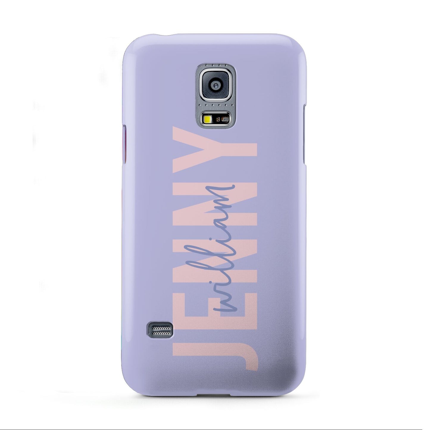 Pastel Pink and Purple Full Name Samsung Galaxy S5 Mini Case