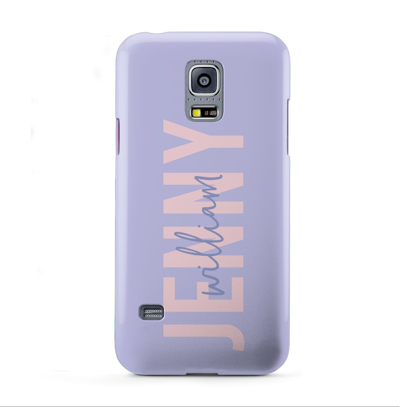 Pastel Pink and Purple Full Name Samsung Galaxy S5 Mini Case