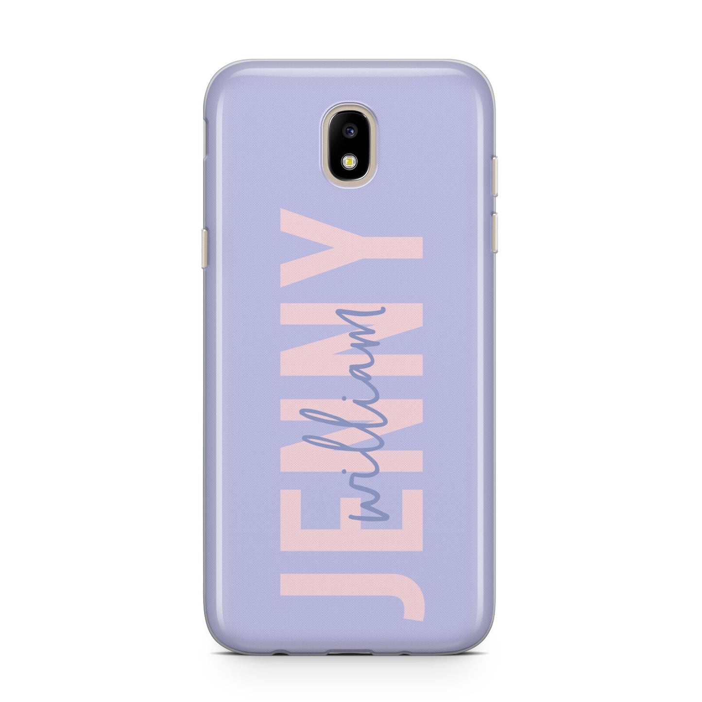 Pastel Pink and Purple Full Name Samsung J5 2017 Case