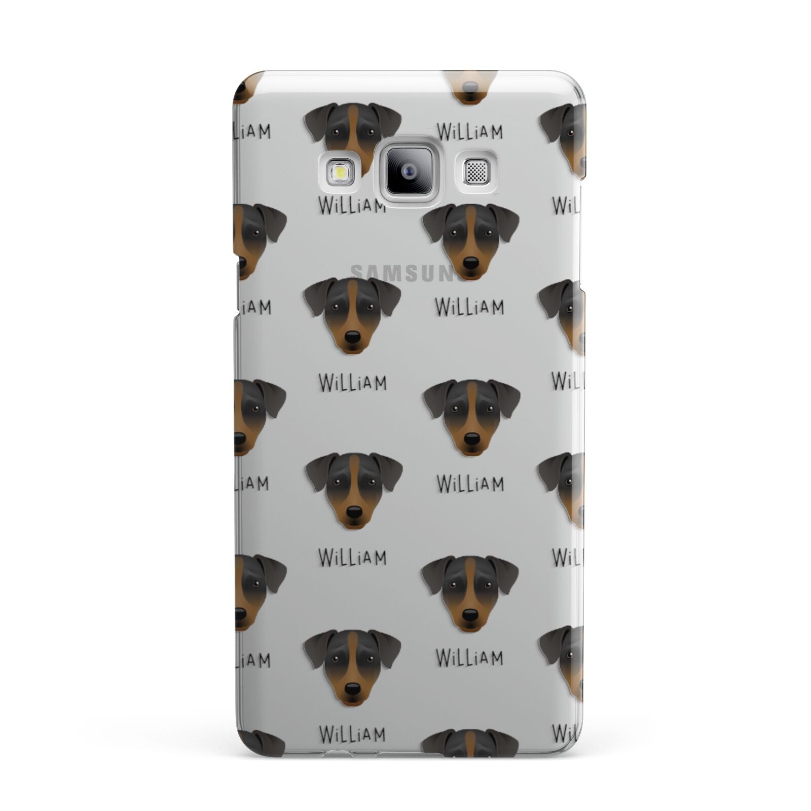 Patterdale Terrier Icon with Name Samsung Galaxy A7 2015 Case