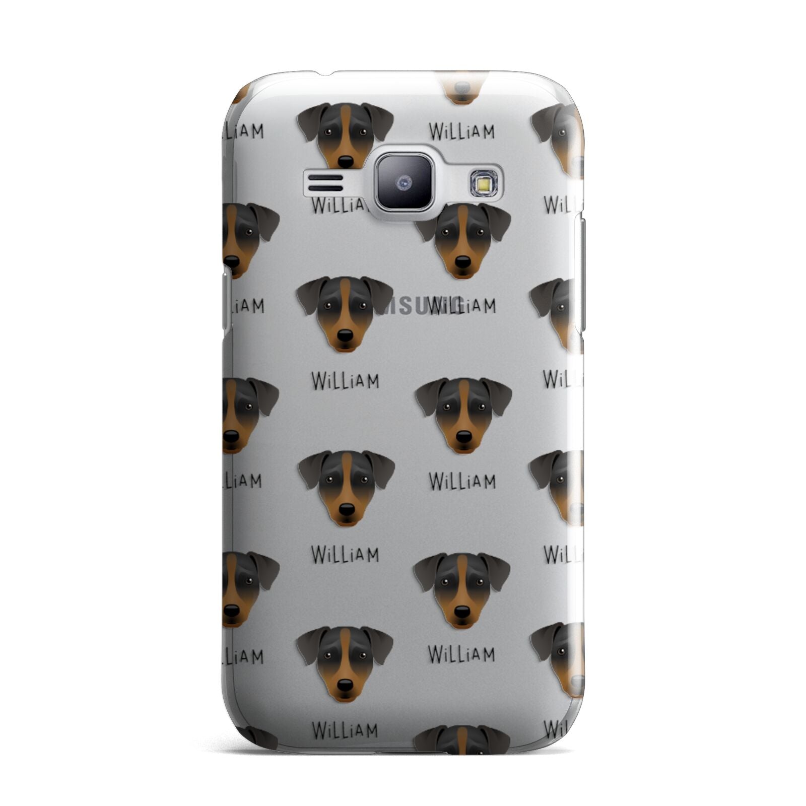 Patterdale Terrier Icon with Name Samsung Galaxy J1 2015 Case